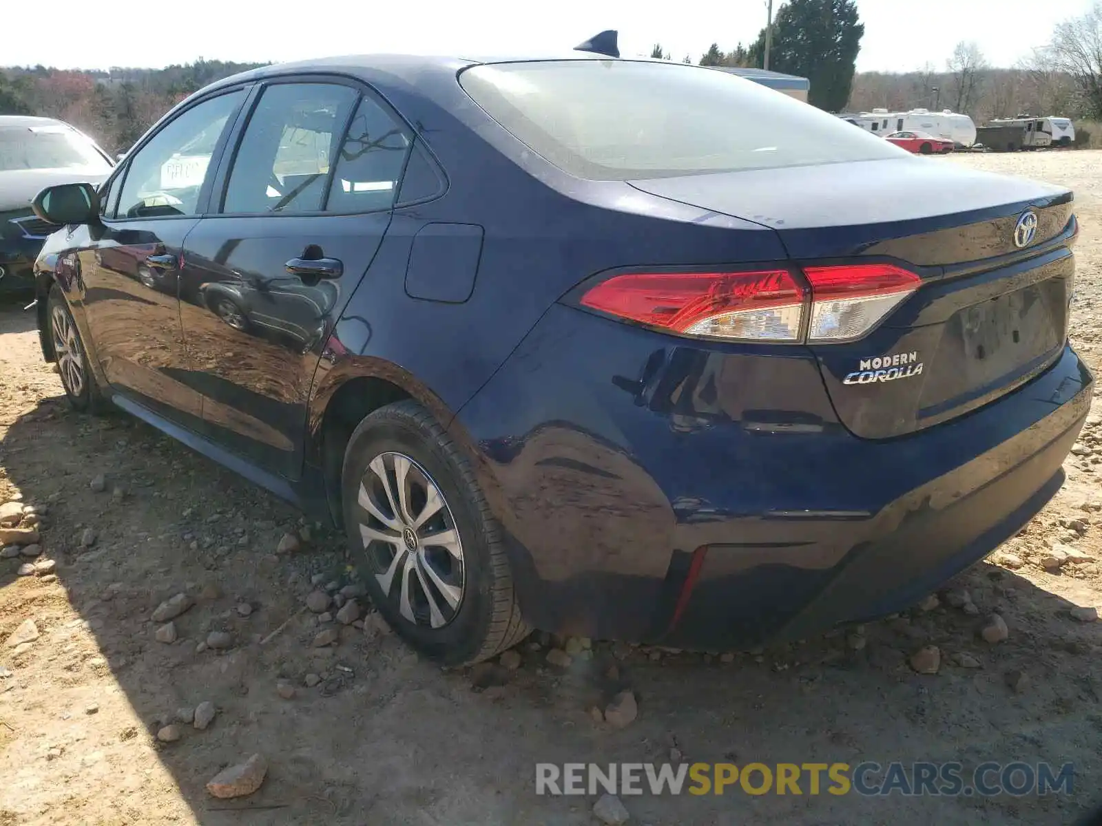 3 Photograph of a damaged car JTDEBRBE8LJ004387 TOYOTA COROLLA 2020