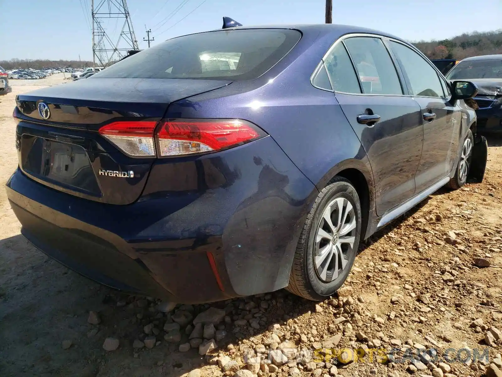 4 Photograph of a damaged car JTDEBRBE8LJ004387 TOYOTA COROLLA 2020