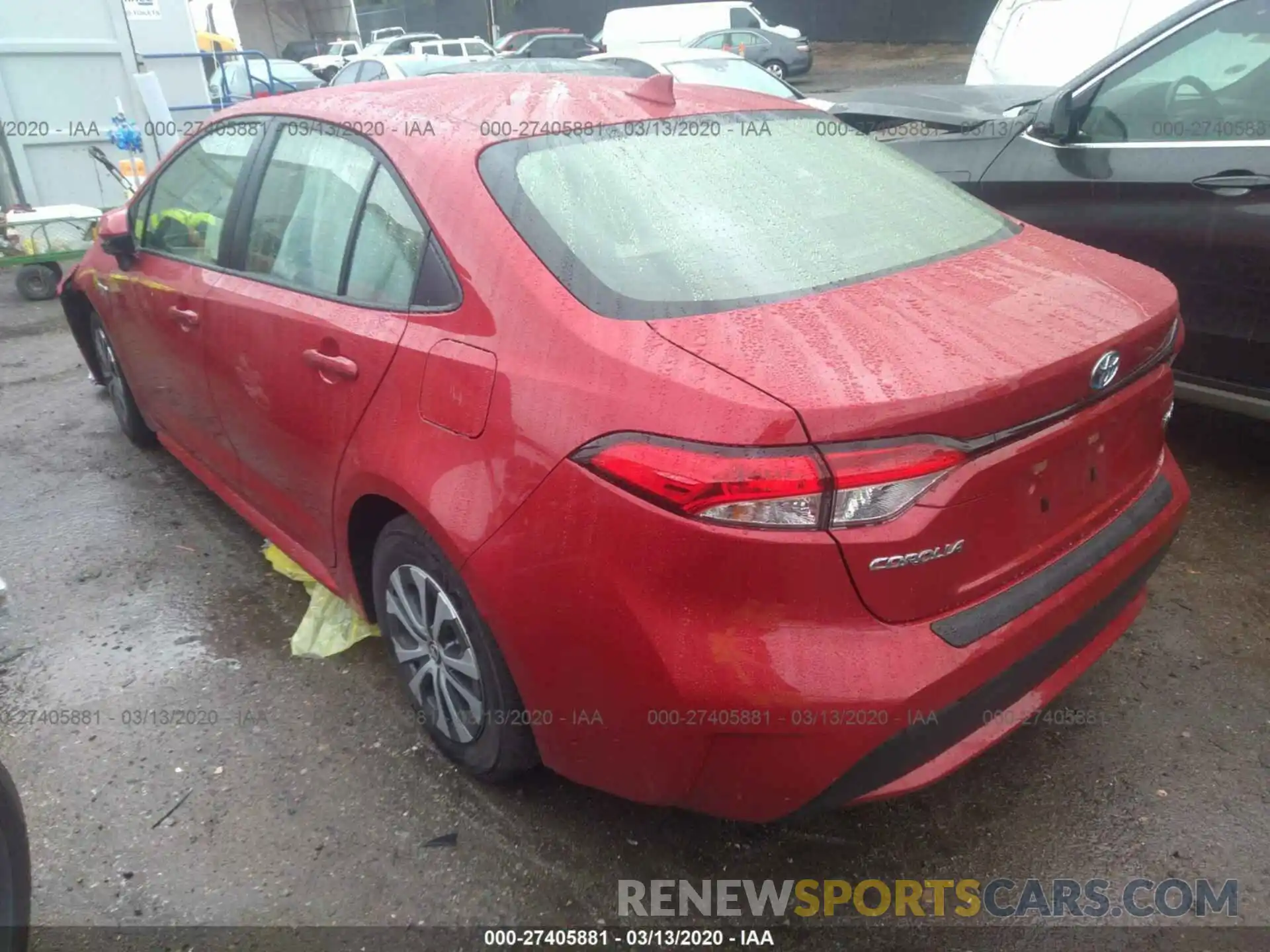 3 Photograph of a damaged car JTDEBRBE8LJ006477 TOYOTA COROLLA 2020