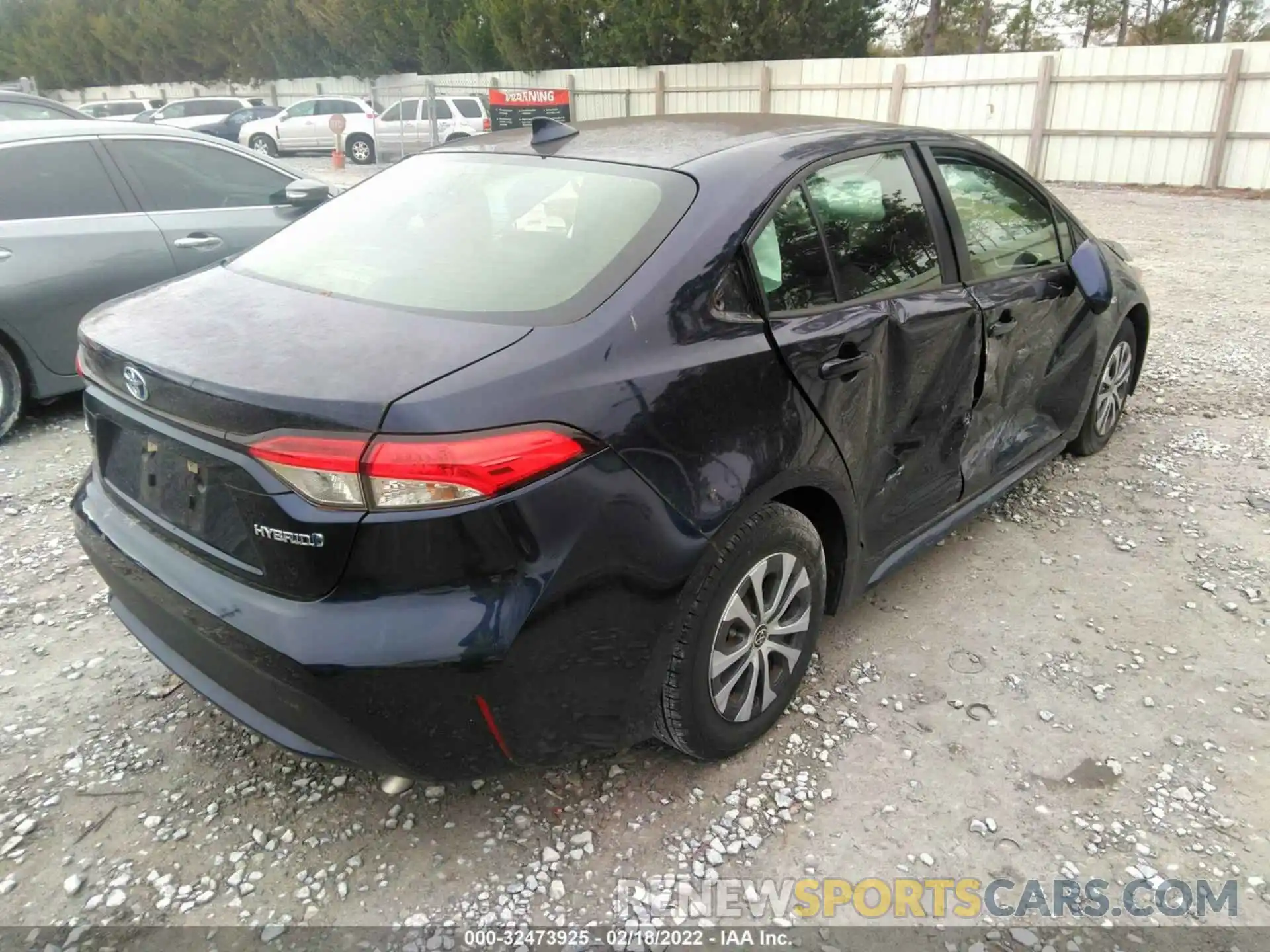 4 Photograph of a damaged car JTDEBRBE8LJ007581 TOYOTA COROLLA 2020