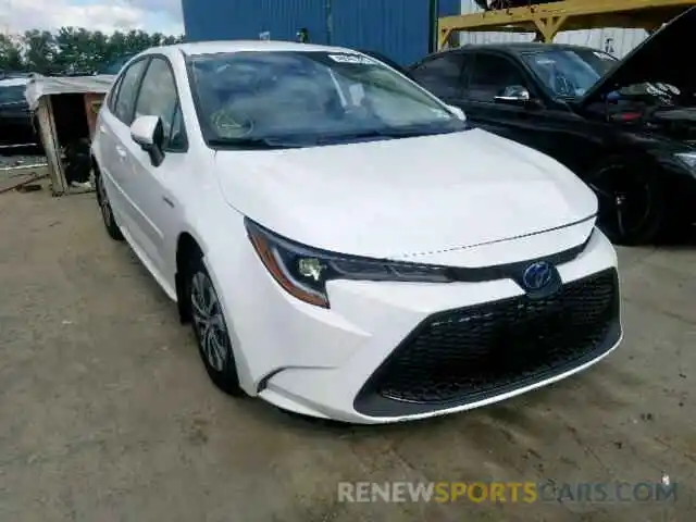 1 Photograph of a damaged car JTDEBRBE8LJ007807 TOYOTA COROLLA 2020