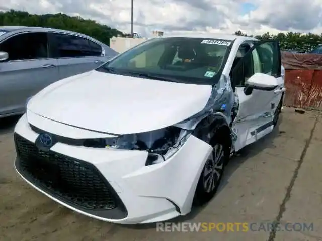 2 Photograph of a damaged car JTDEBRBE8LJ007807 TOYOTA COROLLA 2020