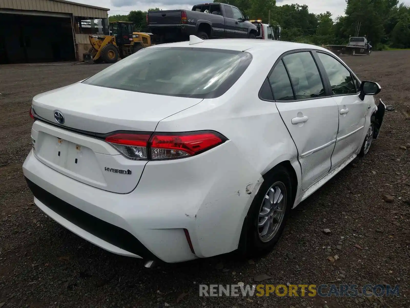 4 Photograph of a damaged car JTDEBRBE8LJ007967 TOYOTA COROLLA 2020