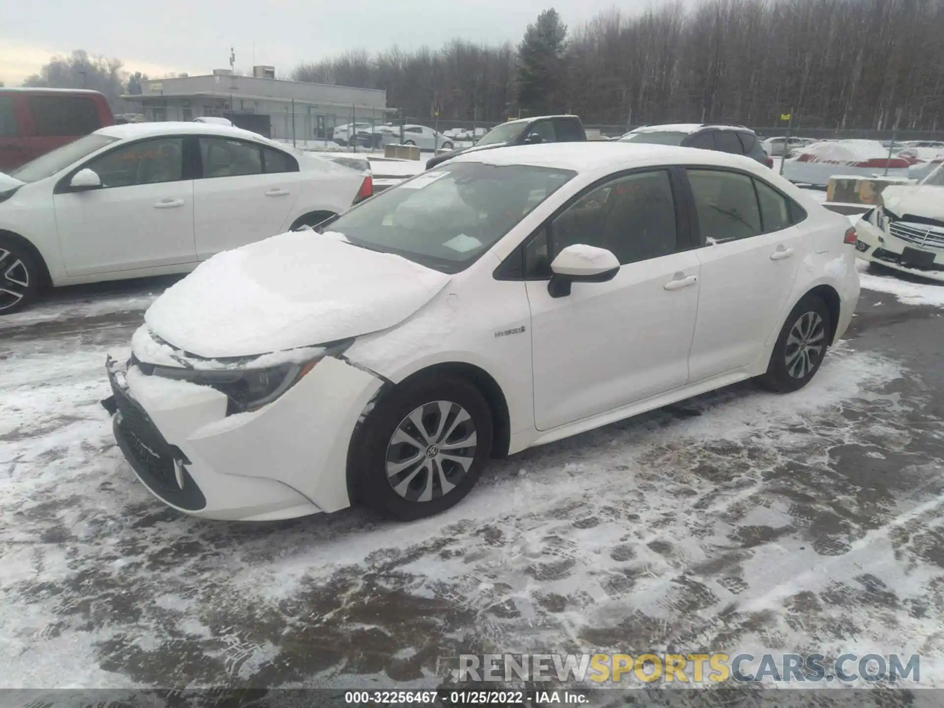 2 Photograph of a damaged car JTDEBRBE8LJ008181 TOYOTA COROLLA 2020