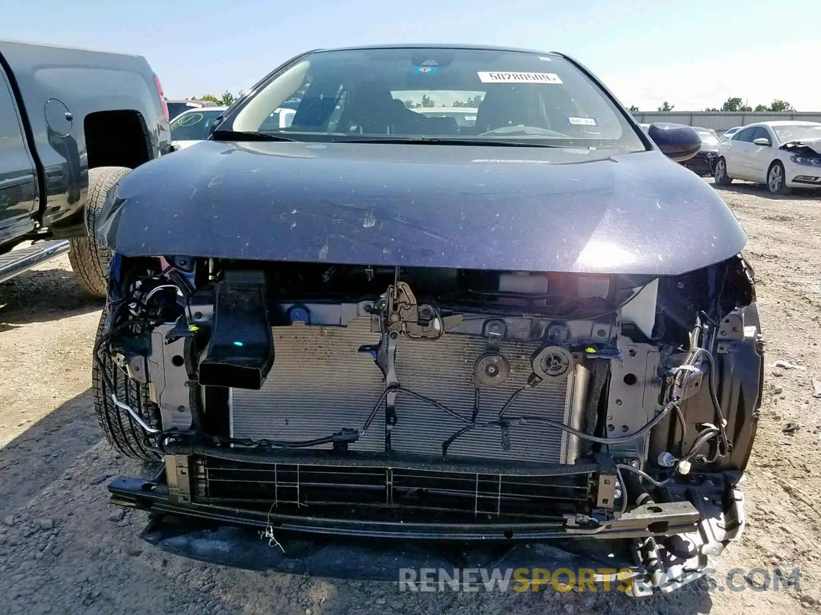 9 Photograph of a damaged car JTDEBRBE8LJ008245 TOYOTA COROLLA 2020