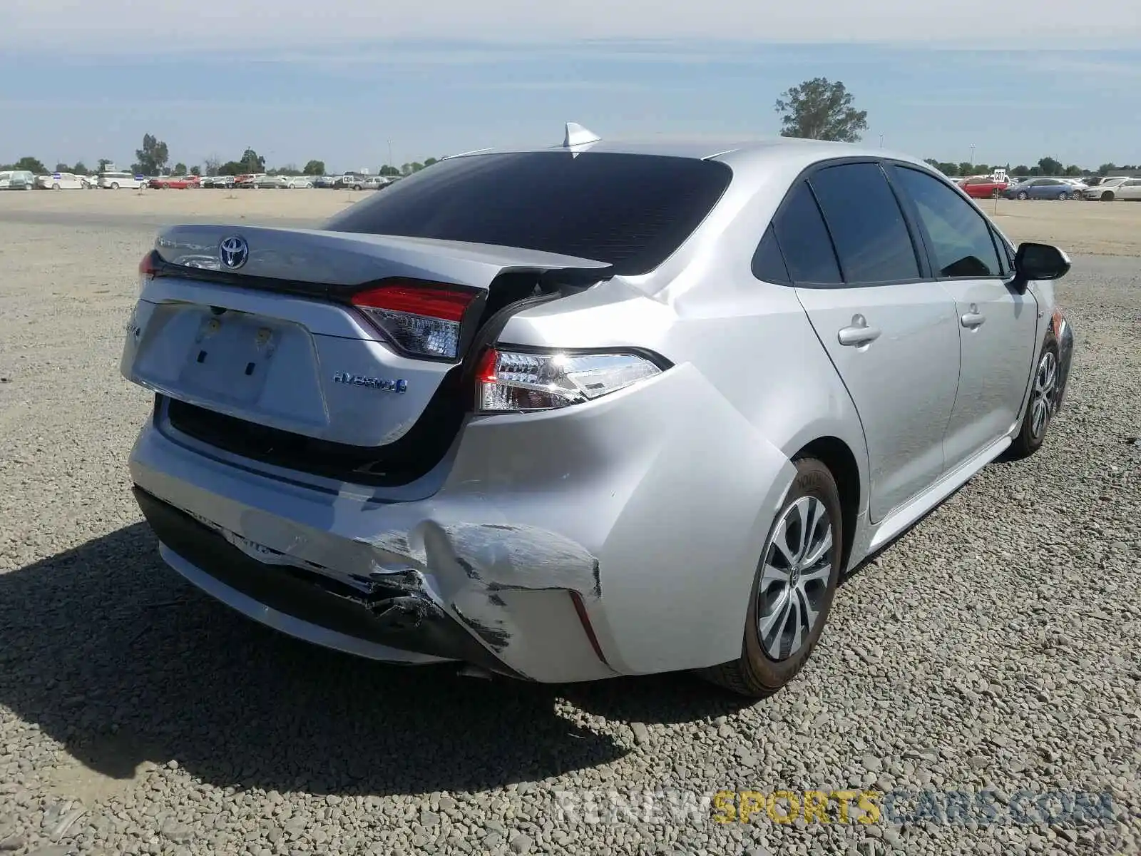 4 Photograph of a damaged car JTDEBRBE8LJ008682 TOYOTA COROLLA 2020