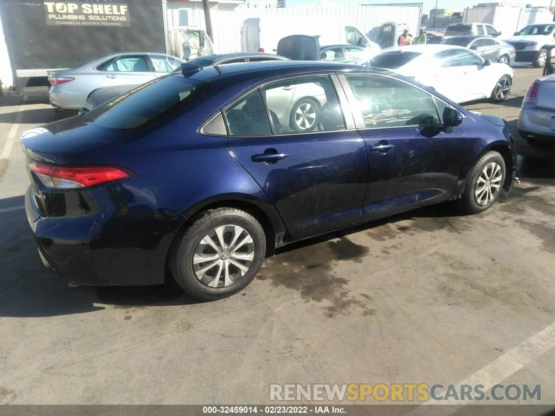 4 Photograph of a damaged car JTDEBRBE8LJ008827 TOYOTA COROLLA 2020