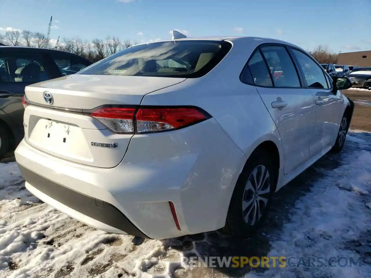 4 Photograph of a damaged car JTDEBRBE8LJ009220 TOYOTA COROLLA 2020