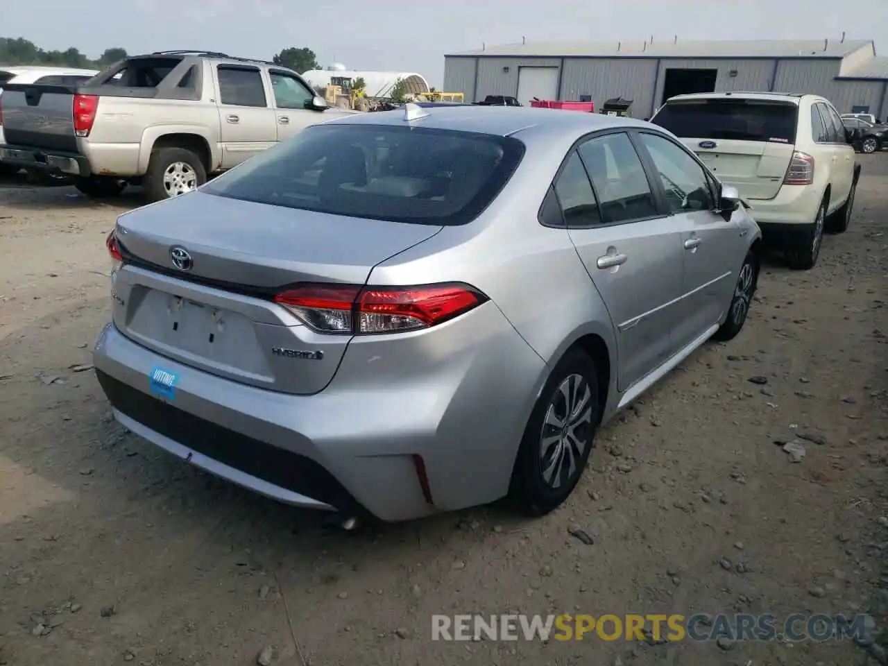 4 Photograph of a damaged car JTDEBRBE8LJ010089 TOYOTA COROLLA 2020