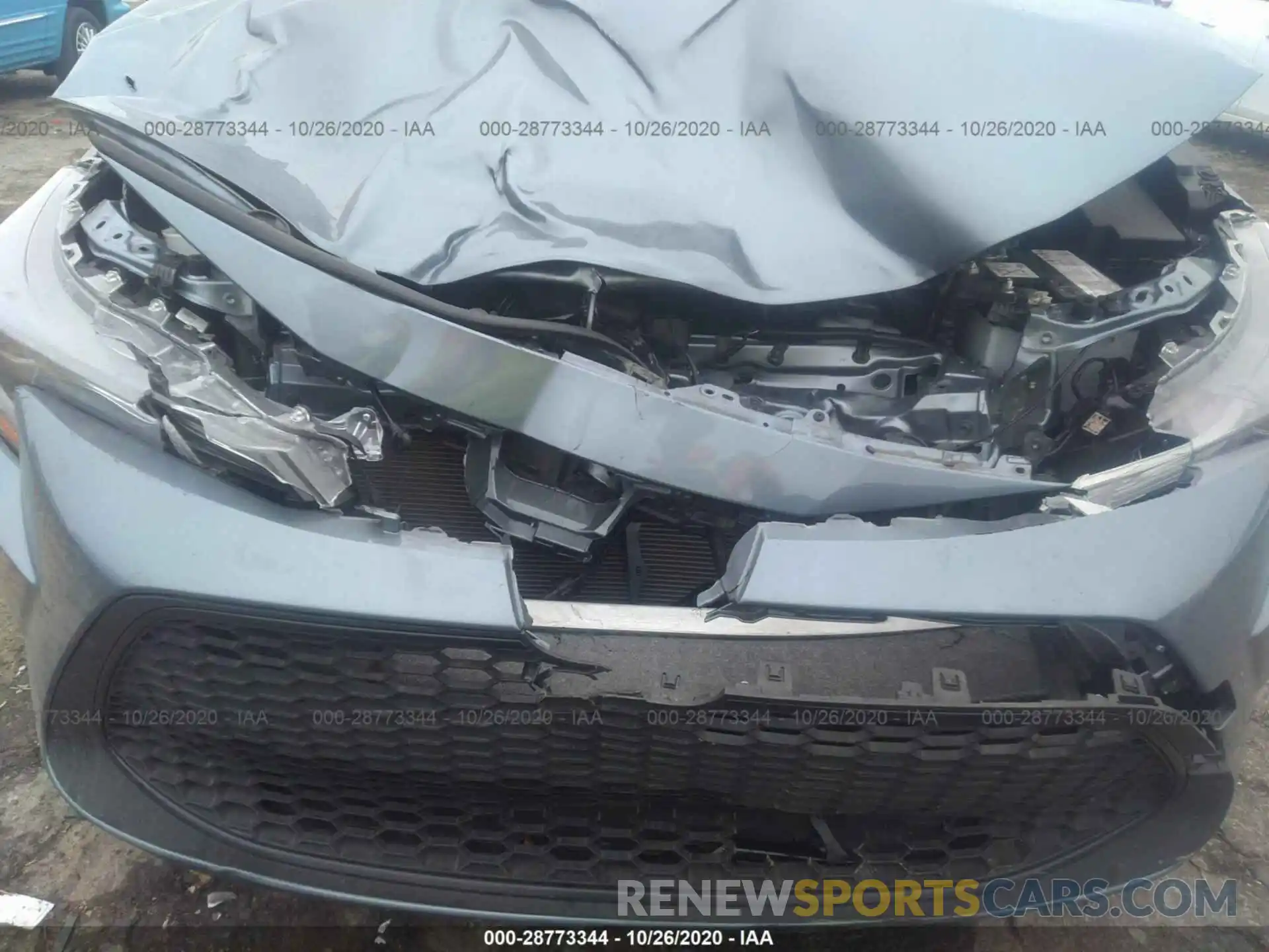 6 Photograph of a damaged car JTDEBRBE8LJ010173 TOYOTA COROLLA 2020