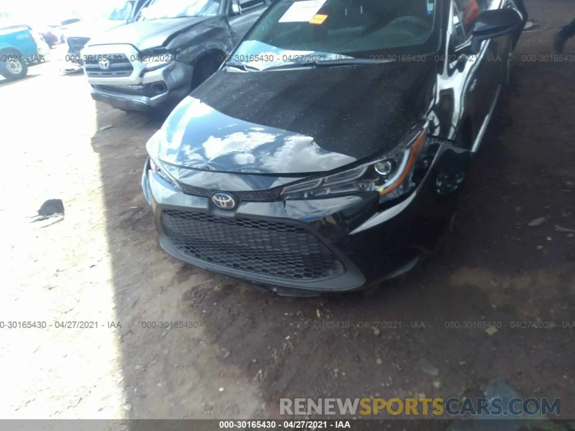 6 Photograph of a damaged car JTDEBRBE8LJ011520 TOYOTA COROLLA 2020