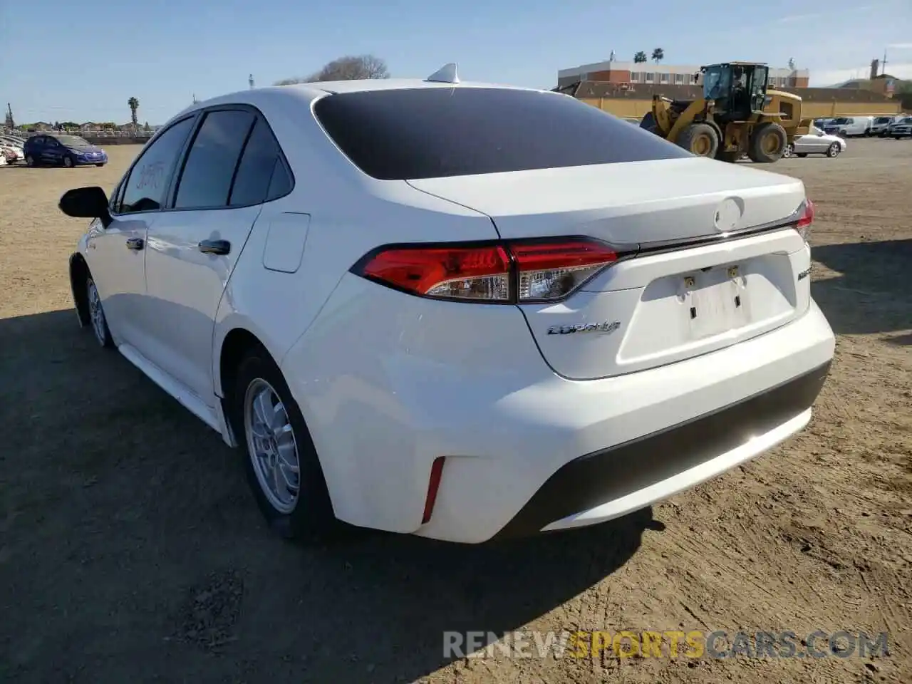 3 Photograph of a damaged car JTDEBRBE8LJ011615 TOYOTA COROLLA 2020