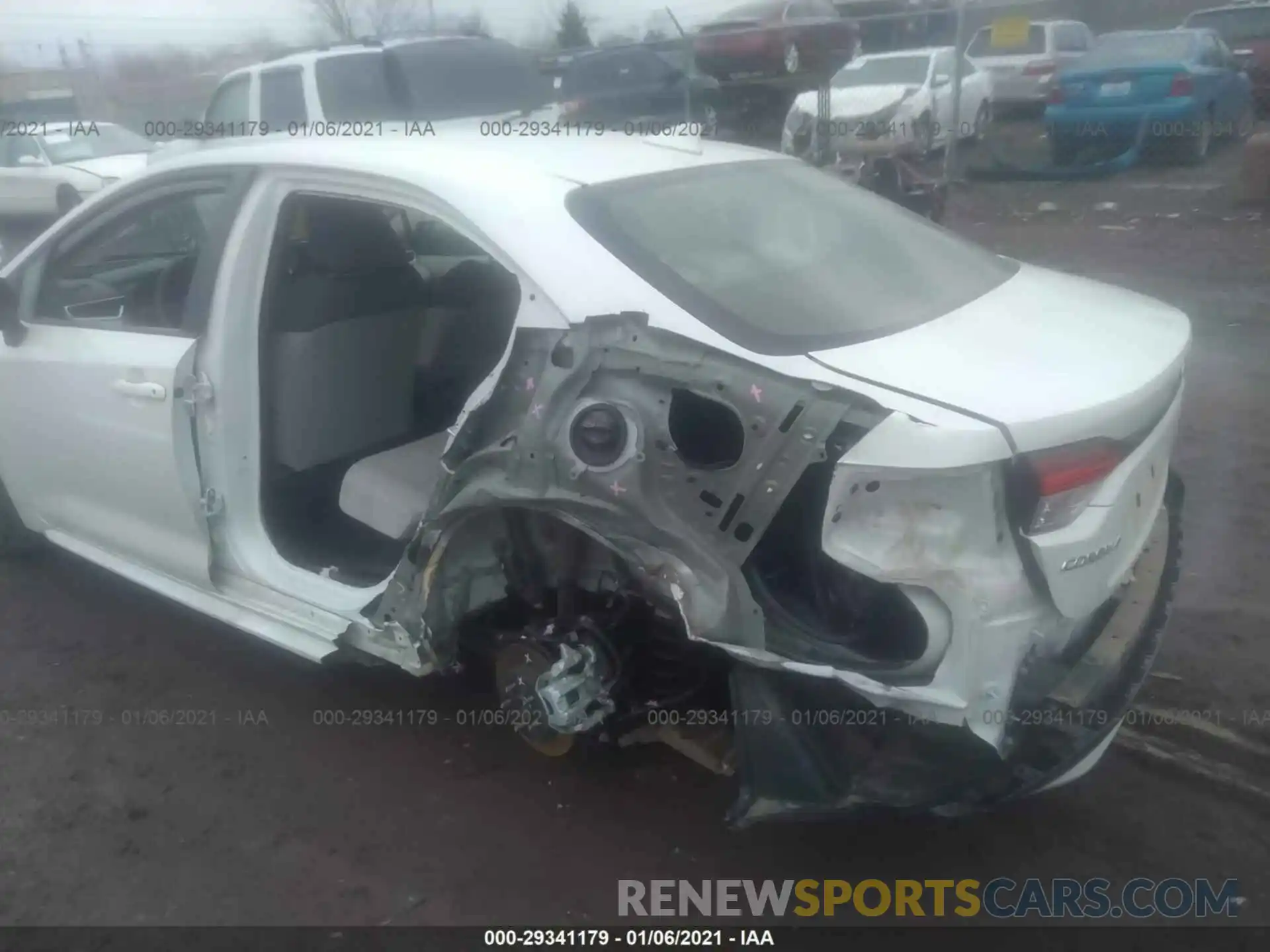 6 Photograph of a damaged car JTDEBRBE8LJ013719 TOYOTA COROLLA 2020