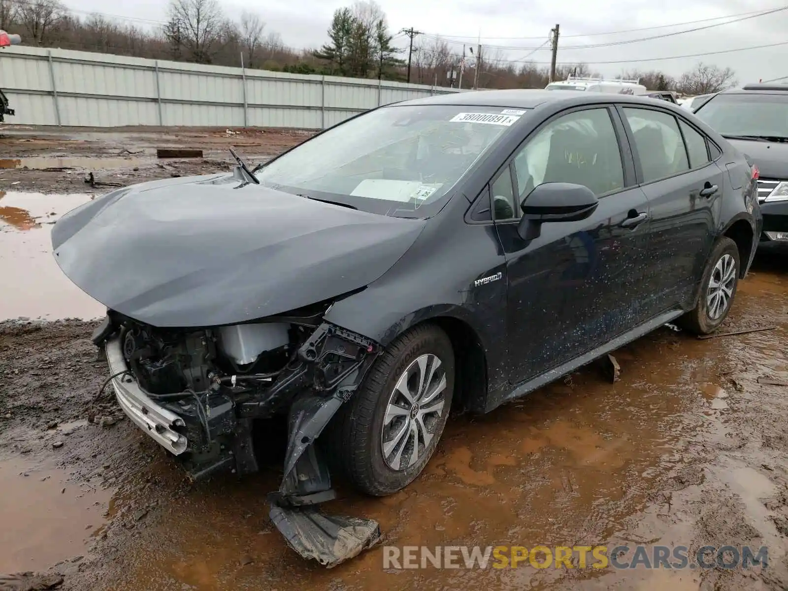 2 Photograph of a damaged car JTDEBRBE8LJ014451 TOYOTA COROLLA 2020