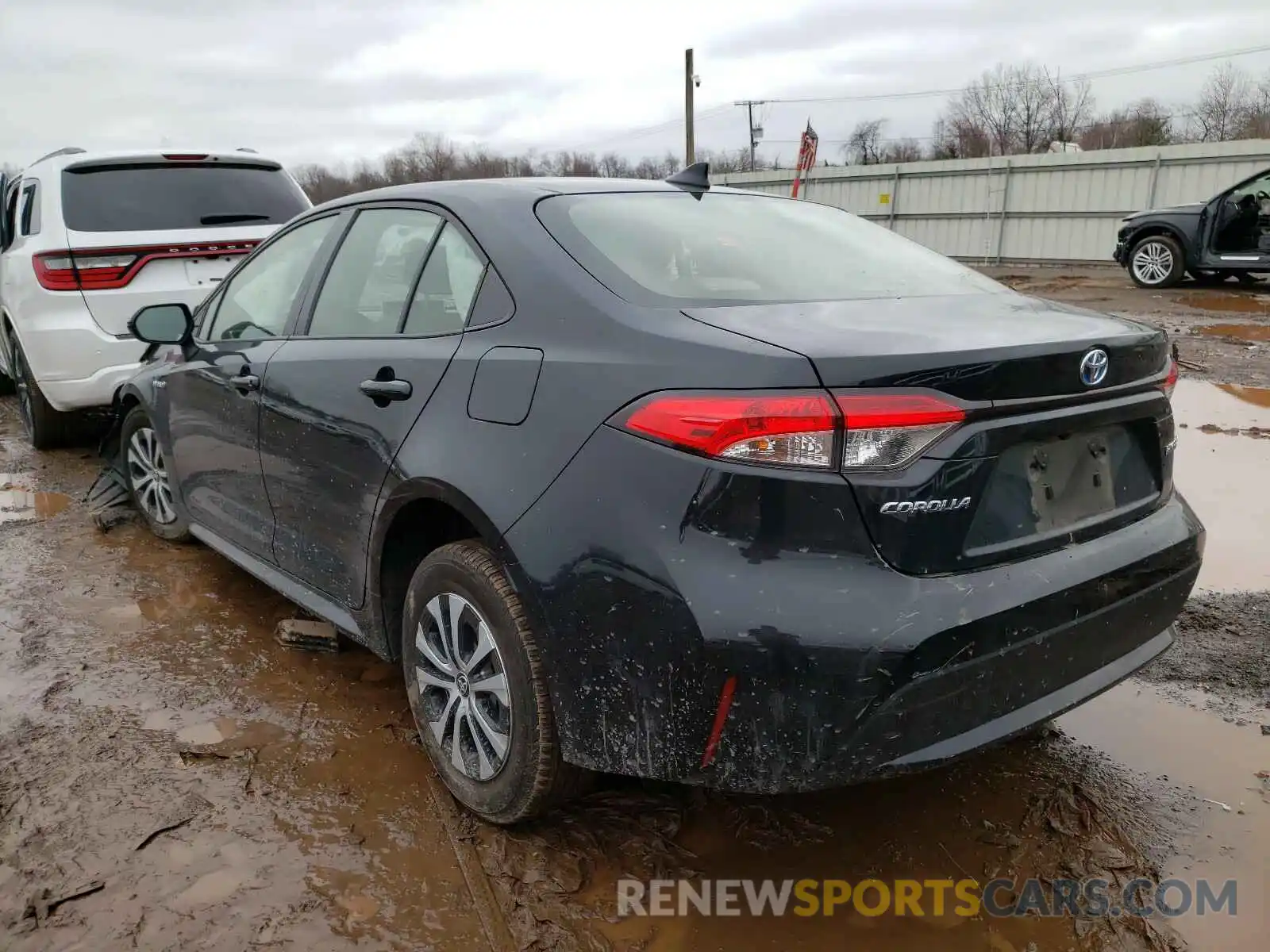 3 Photograph of a damaged car JTDEBRBE8LJ014451 TOYOTA COROLLA 2020