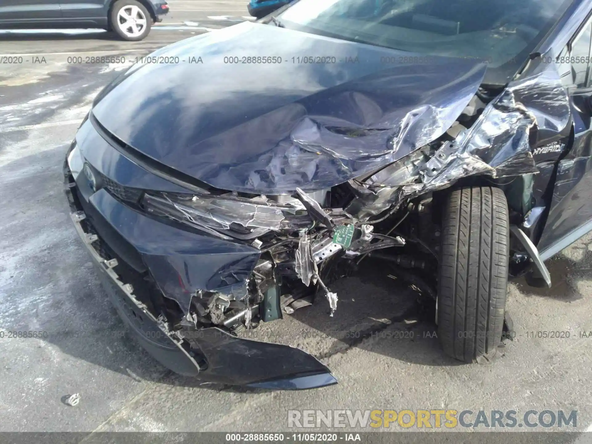 6 Photograph of a damaged car JTDEBRBE8LJ016006 TOYOTA COROLLA 2020