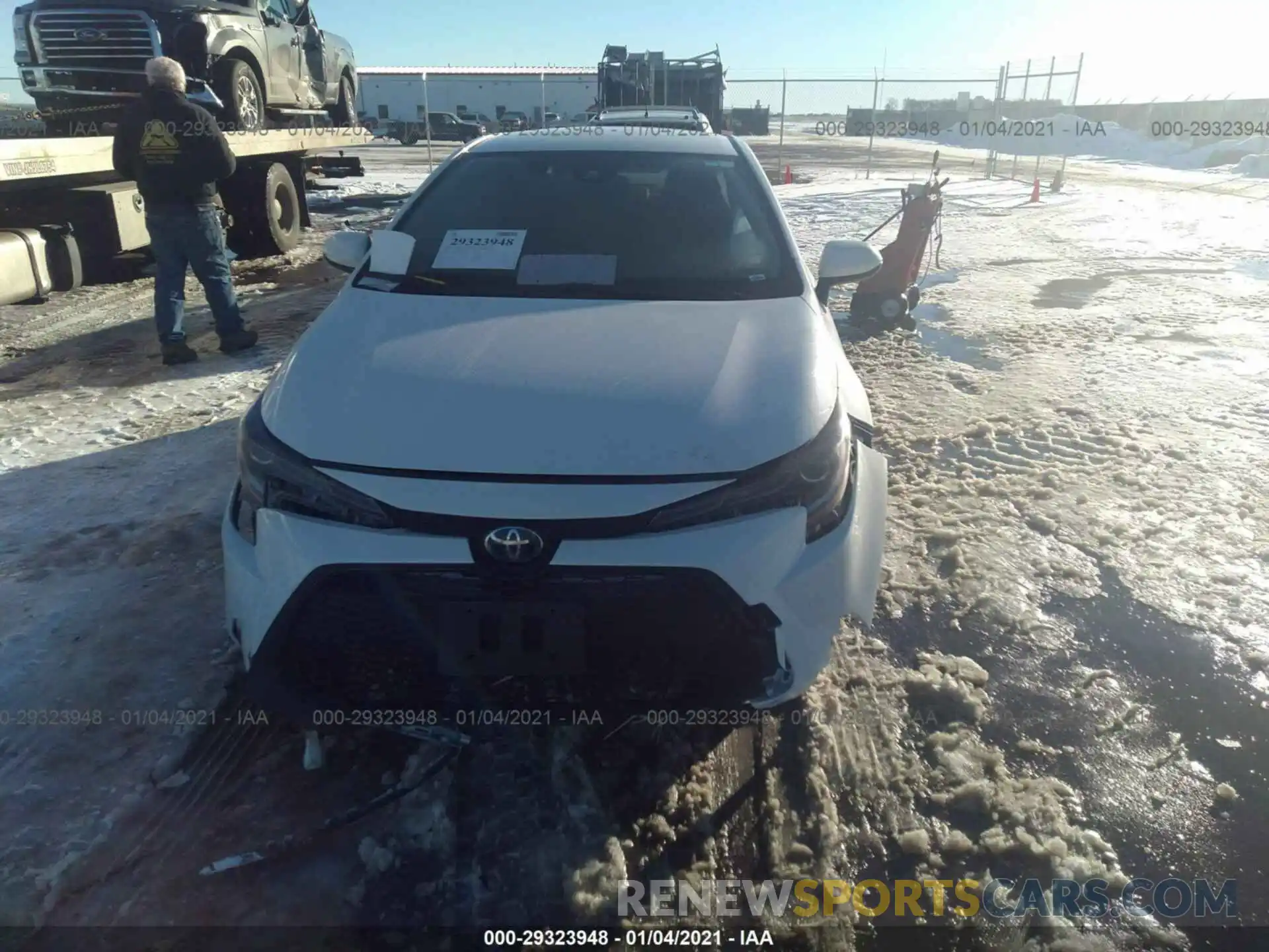 6 Photograph of a damaged car JTDEBRBE8LJ017186 TOYOTA COROLLA 2020