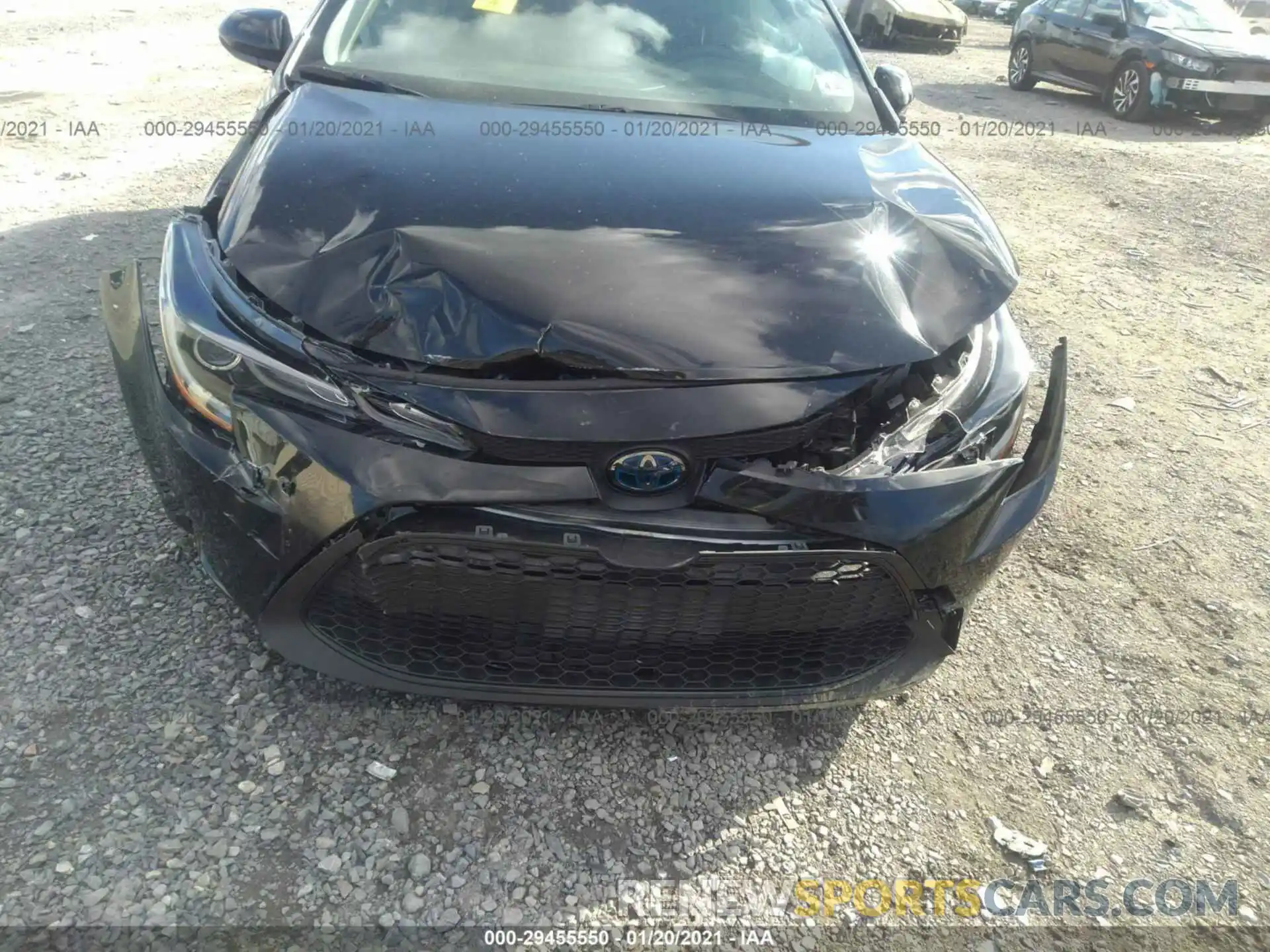 6 Photograph of a damaged car JTDEBRBE8LJ018502 TOYOTA COROLLA 2020