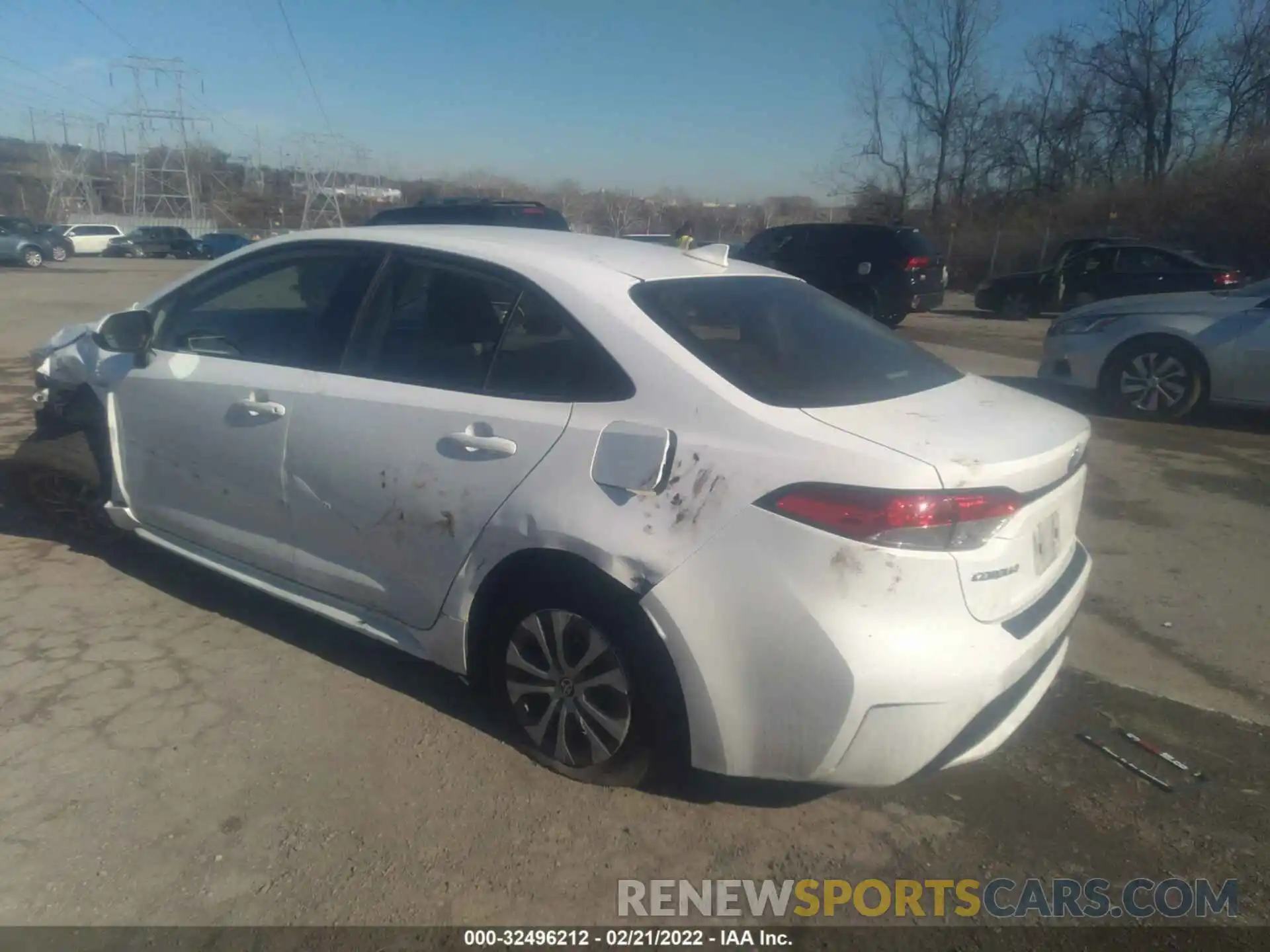 3 Photograph of a damaged car JTDEBRBE8LJ019343 TOYOTA COROLLA 2020