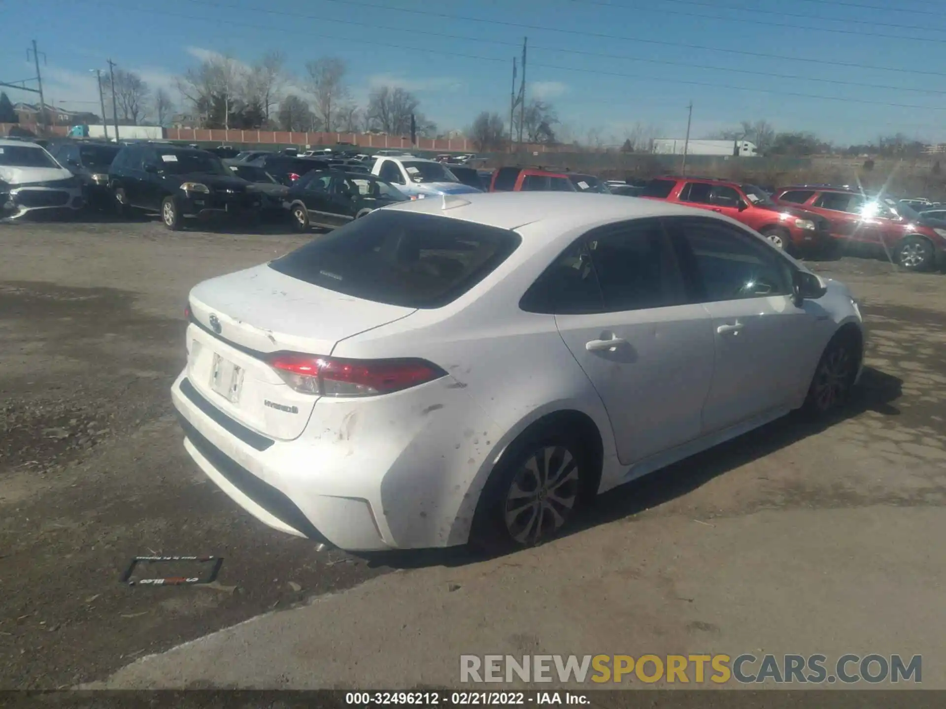 4 Photograph of a damaged car JTDEBRBE8LJ019343 TOYOTA COROLLA 2020