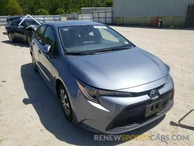 1 Photograph of a damaged car JTDEBRBE8LJ021190 TOYOTA COROLLA 2020