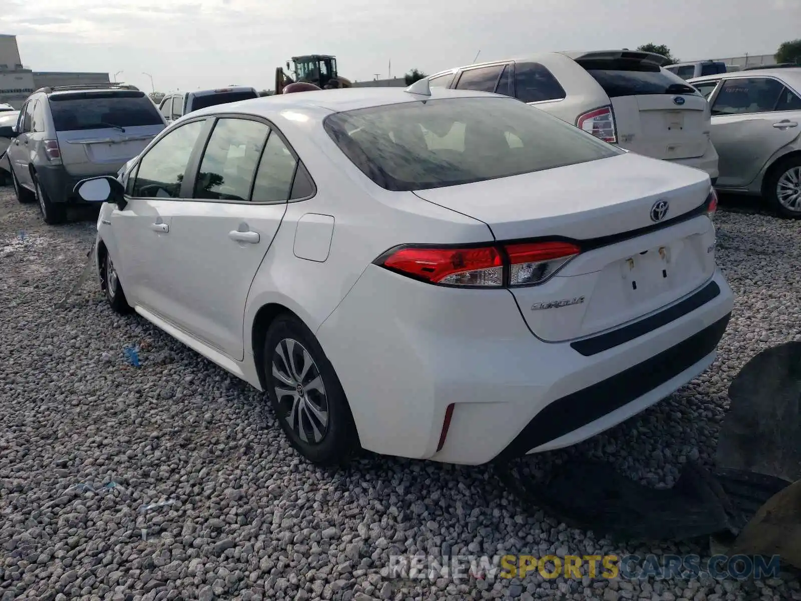 3 Photograph of a damaged car JTDEBRBE8LJ022663 TOYOTA COROLLA 2020