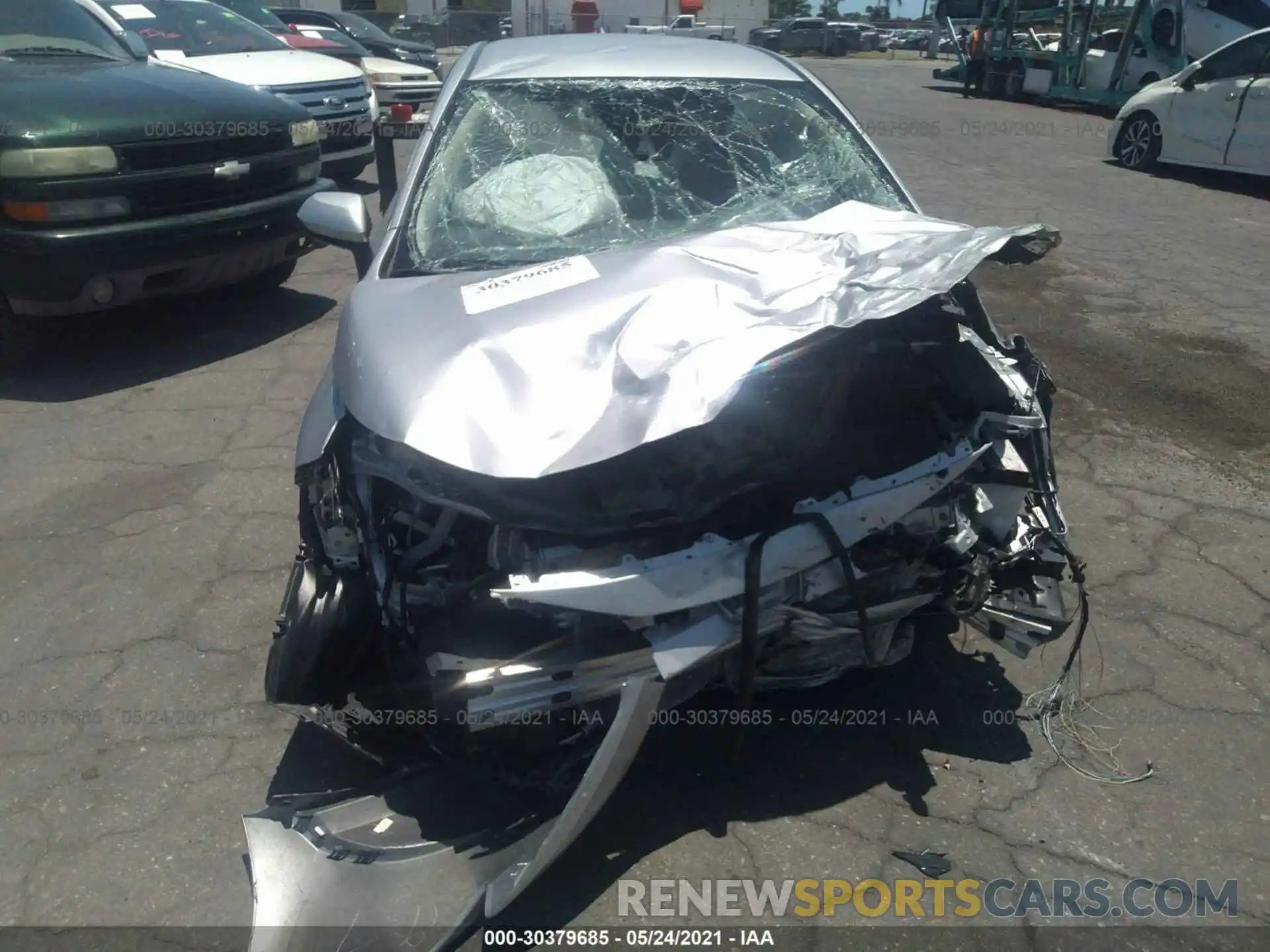 6 Photograph of a damaged car JTDEBRBE8LJ022999 TOYOTA COROLLA 2020