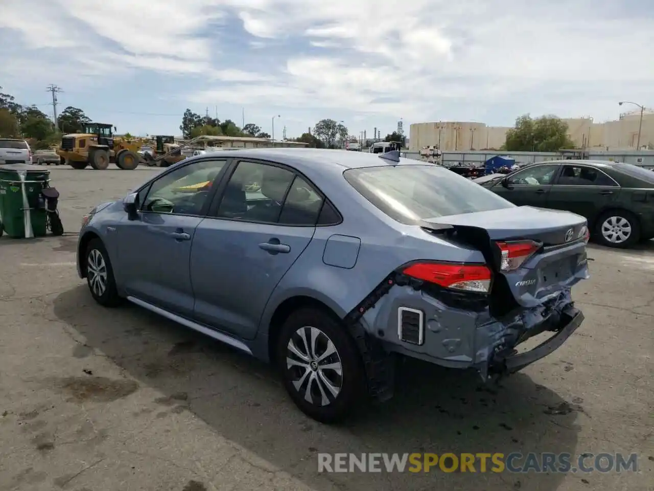 3 Photograph of a damaged car JTDEBRBE8LJ027037 TOYOTA COROLLA 2020