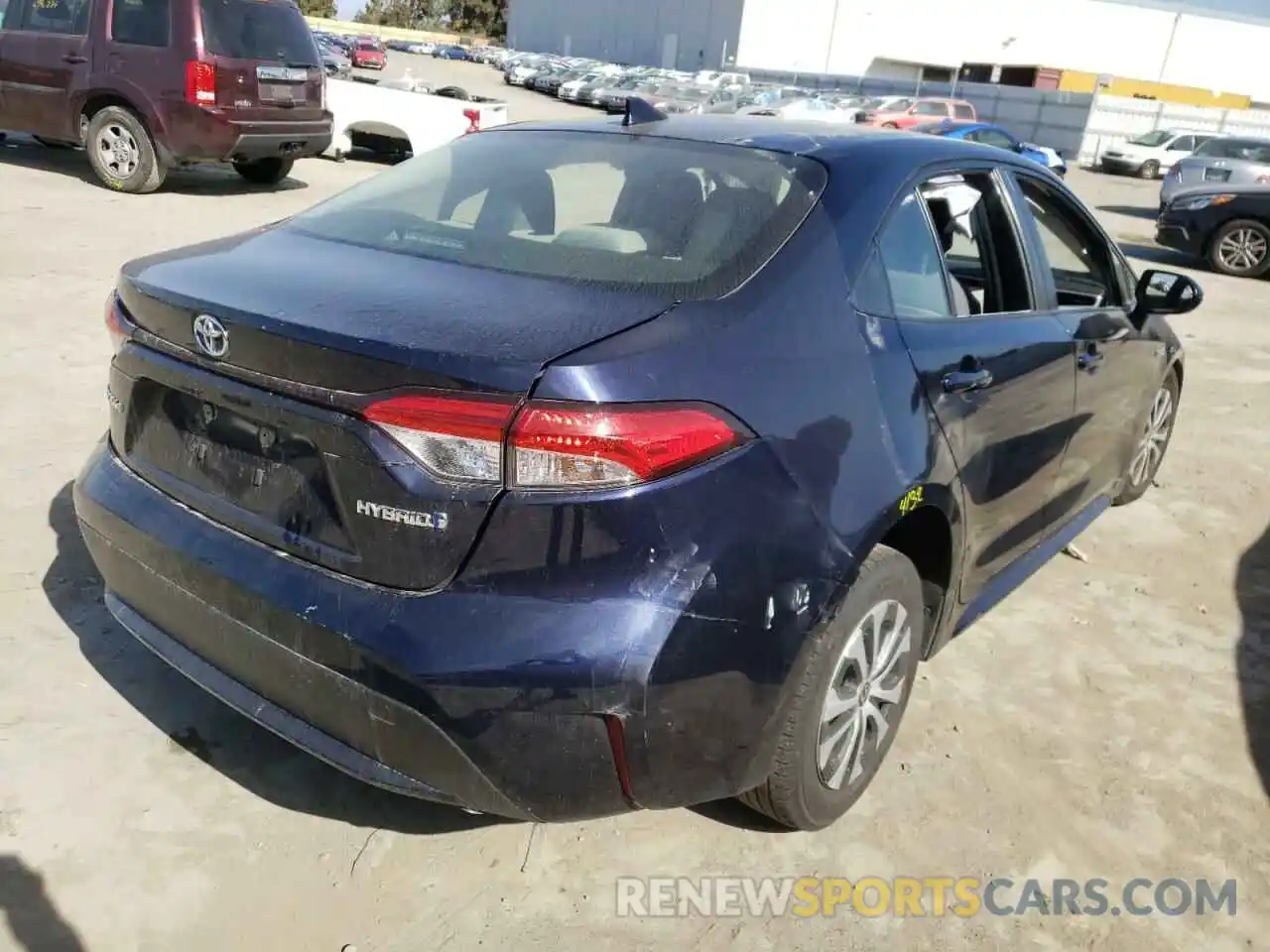 4 Photograph of a damaged car JTDEBRBE8LJ028012 TOYOTA COROLLA 2020