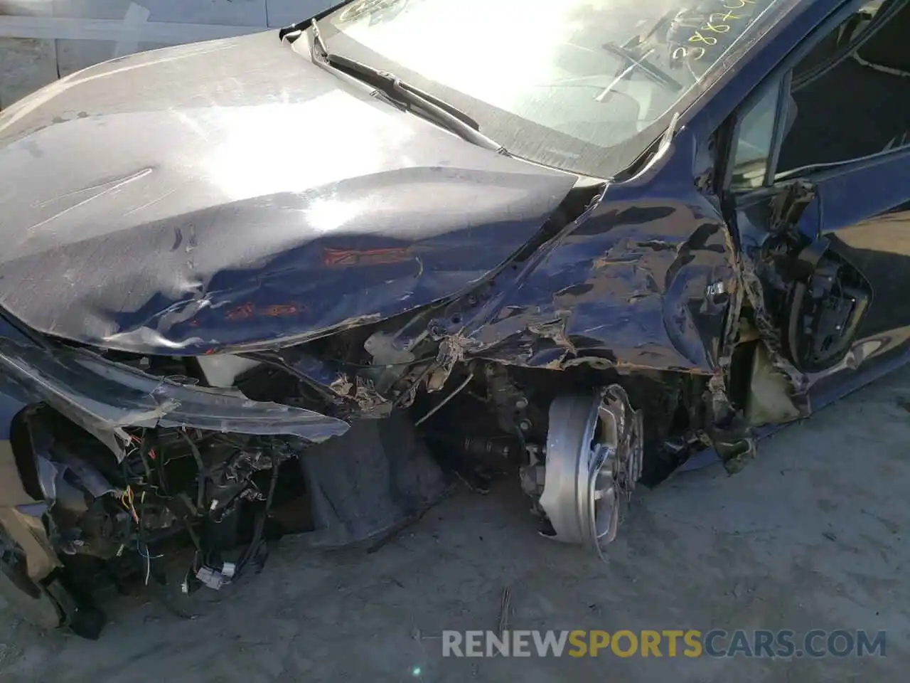 9 Photograph of a damaged car JTDEBRBE8LJ028012 TOYOTA COROLLA 2020