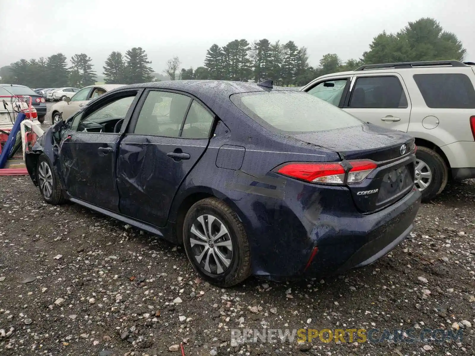 3 Photograph of a damaged car JTDEBRBE8LJ030133 TOYOTA COROLLA 2020