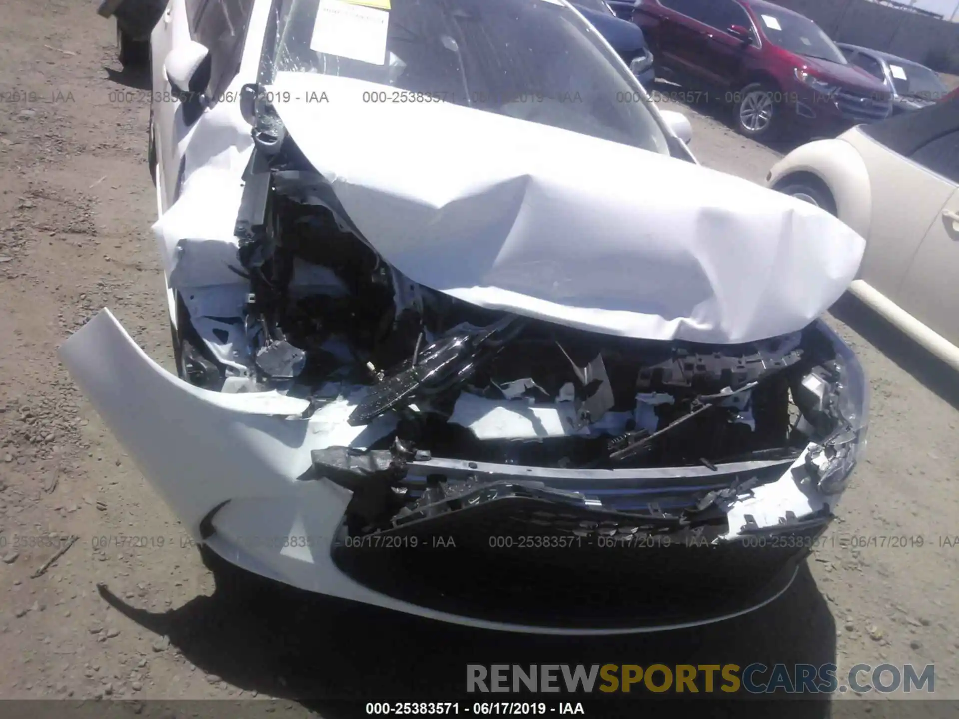 6 Photograph of a damaged car JTDEBRBE9LJ000185 TOYOTA COROLLA 2020