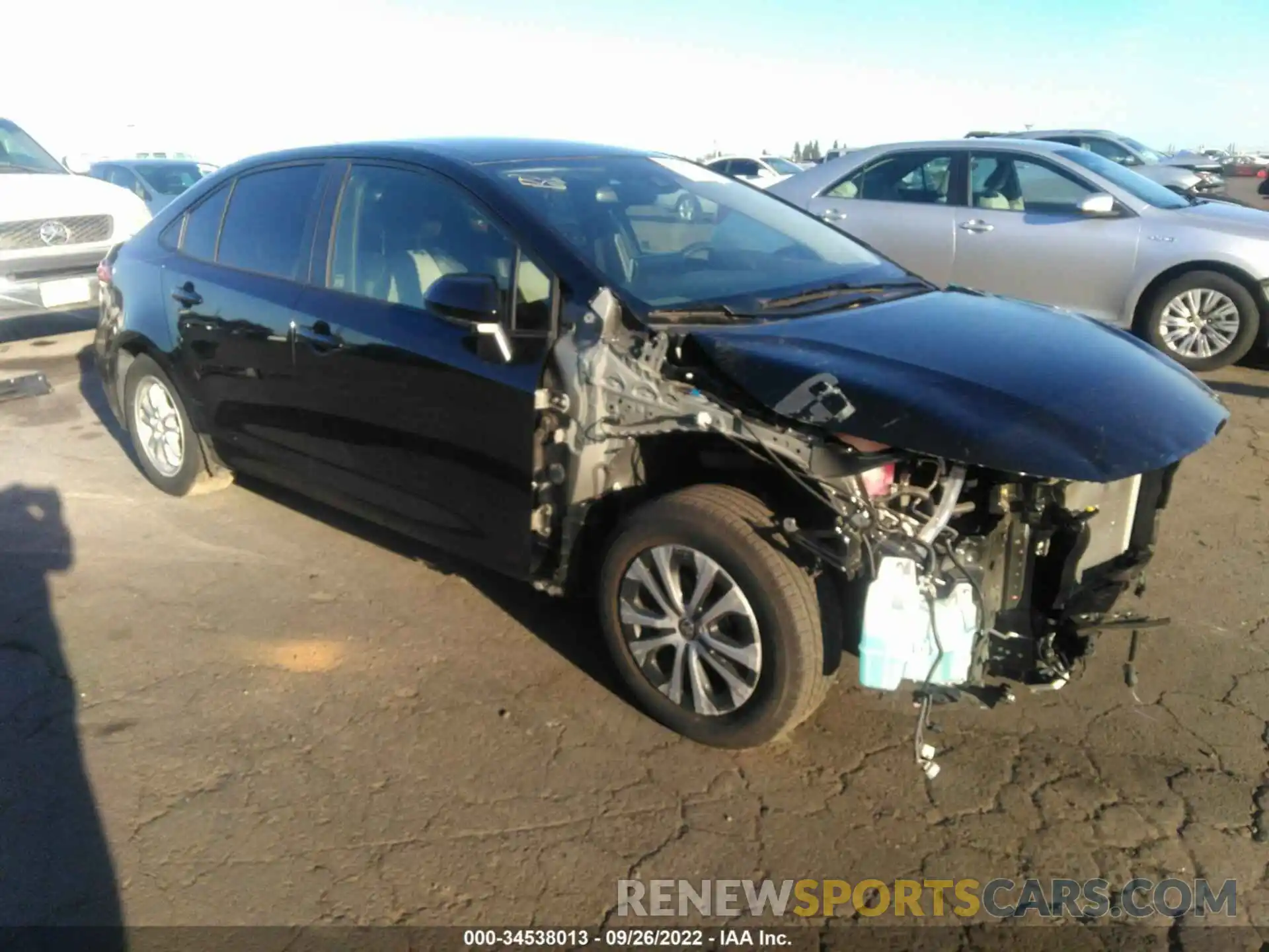 1 Photograph of a damaged car JTDEBRBE9LJ000302 TOYOTA COROLLA 2020