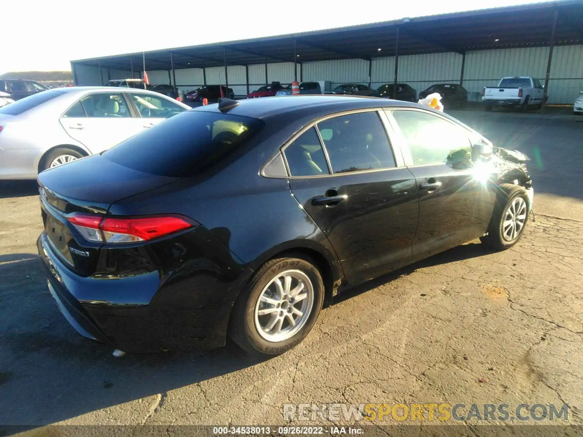 4 Photograph of a damaged car JTDEBRBE9LJ000302 TOYOTA COROLLA 2020