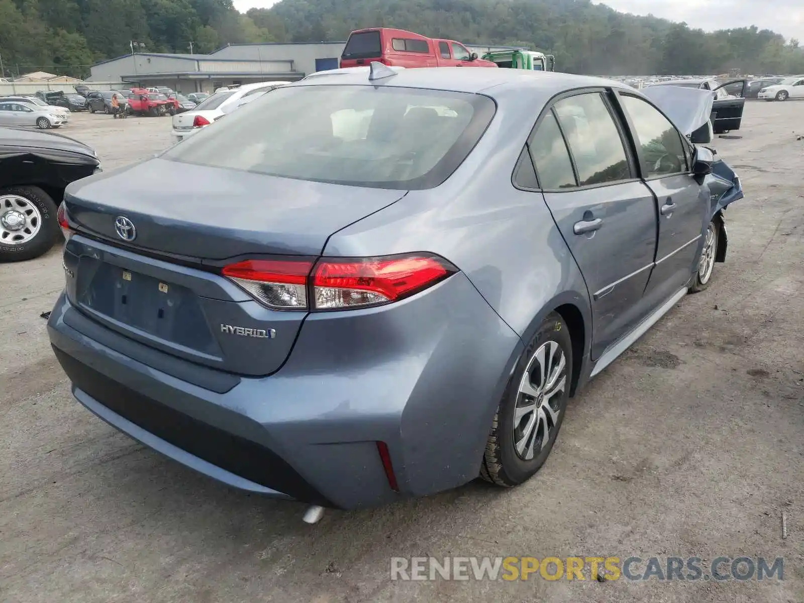 4 Photograph of a damaged car JTDEBRBE9LJ000834 TOYOTA COROLLA 2020