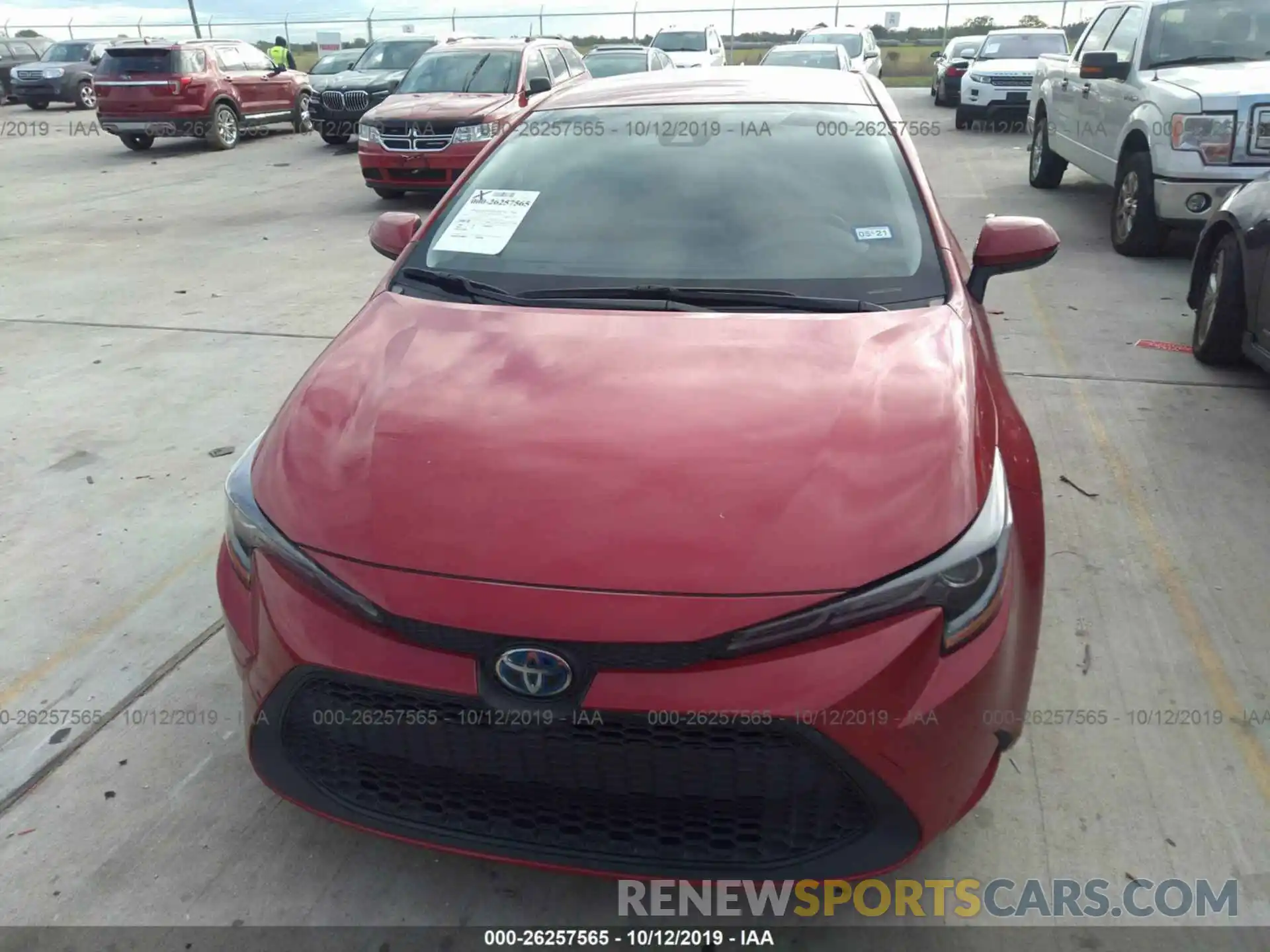 6 Photograph of a damaged car JTDEBRBE9LJ001143 TOYOTA COROLLA 2020