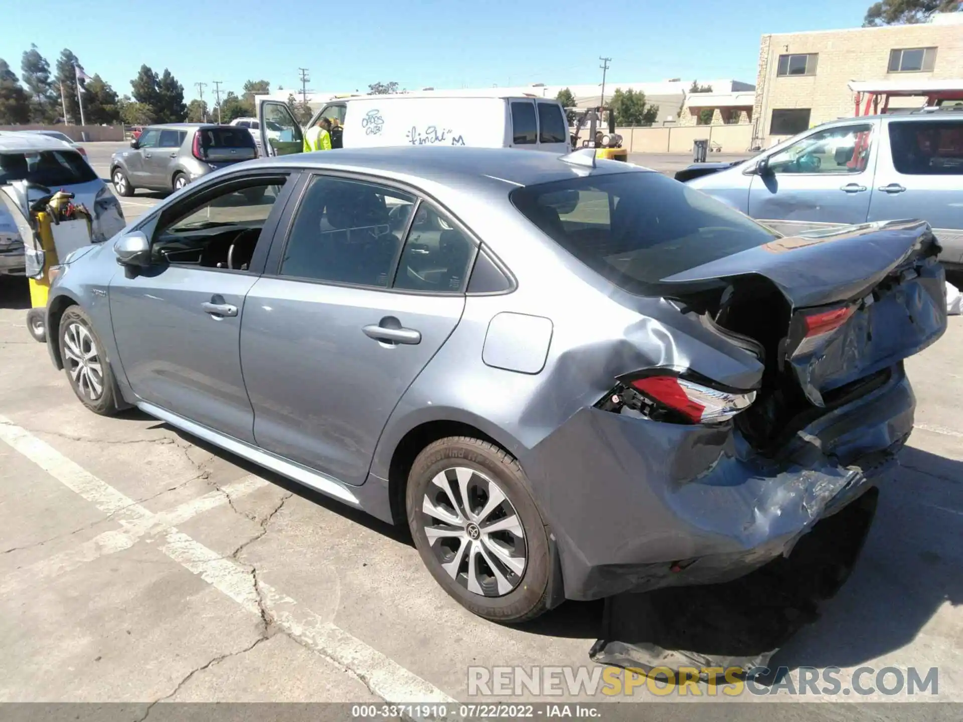 3 Photograph of a damaged car JTDEBRBE9LJ001191 TOYOTA COROLLA 2020