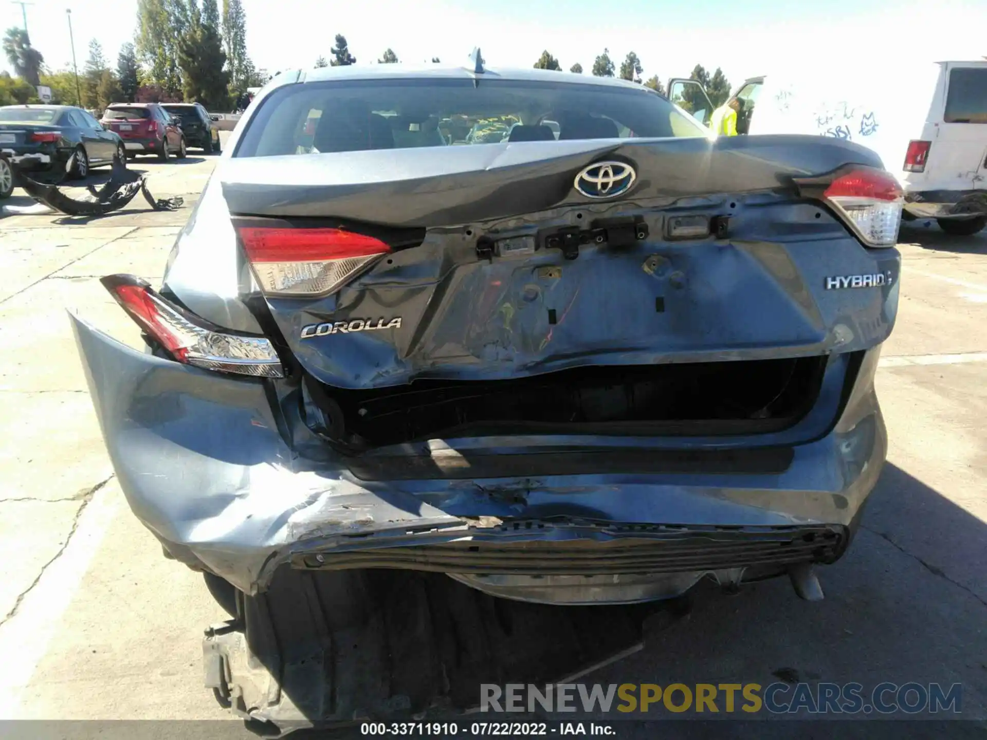 6 Photograph of a damaged car JTDEBRBE9LJ001191 TOYOTA COROLLA 2020