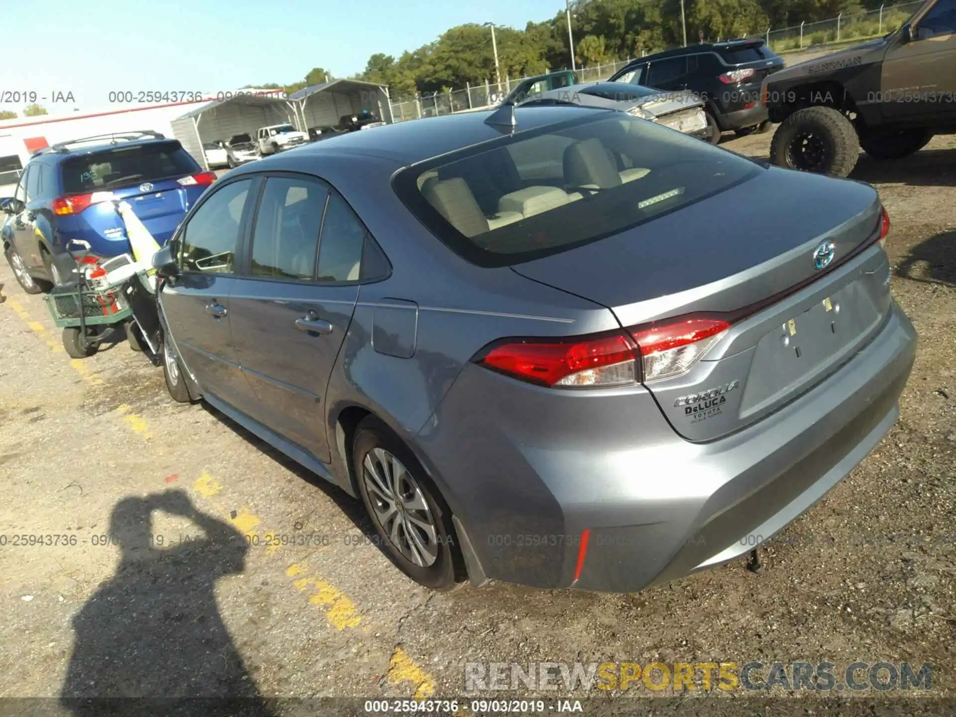 3 Photograph of a damaged car JTDEBRBE9LJ002213 TOYOTA COROLLA 2020