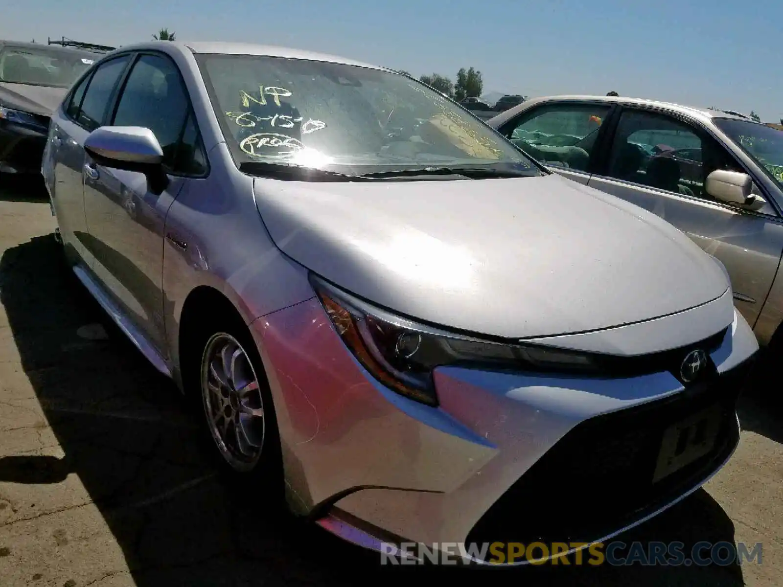 1 Photograph of a damaged car JTDEBRBE9LJ002230 TOYOTA COROLLA 2020