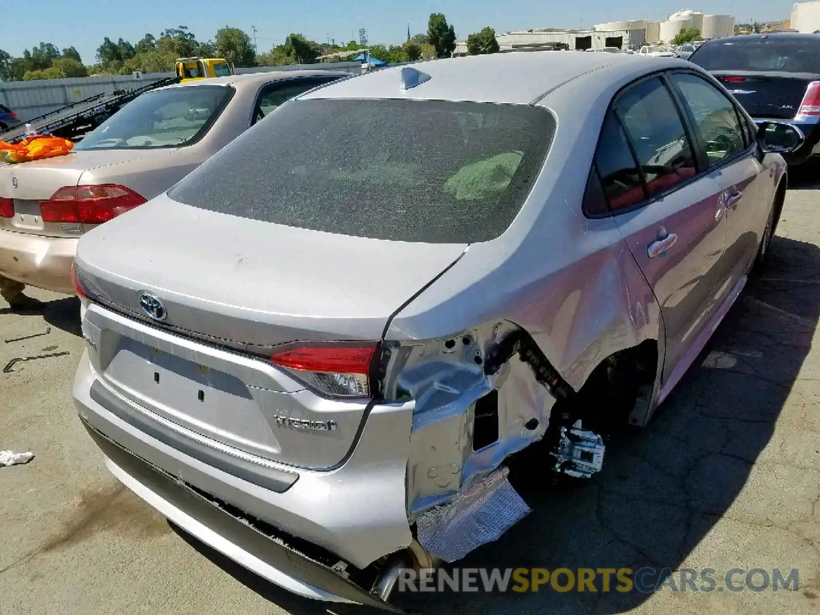 4 Photograph of a damaged car JTDEBRBE9LJ002230 TOYOTA COROLLA 2020