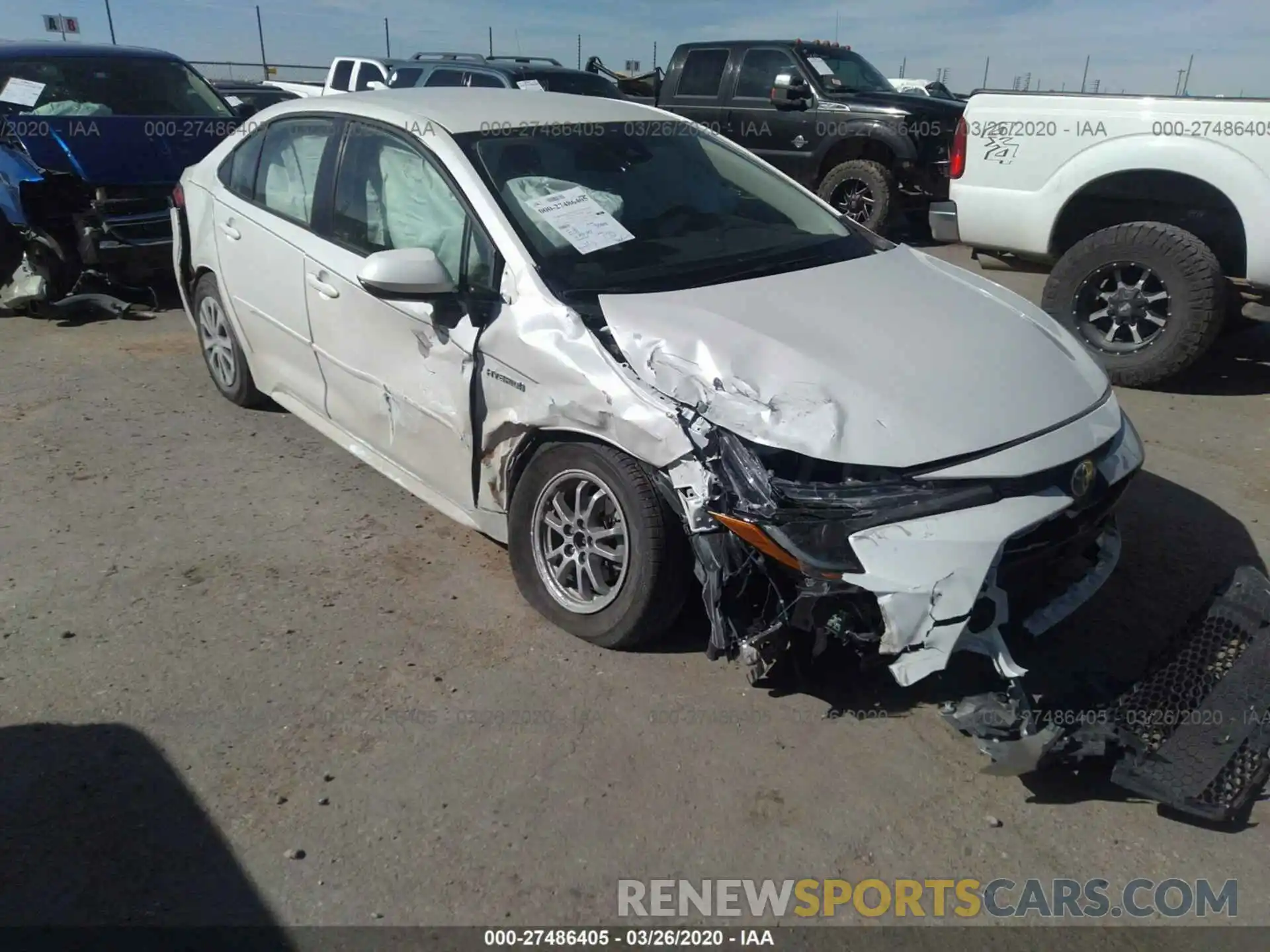 6 Photograph of a damaged car JTDEBRBE9LJ002566 TOYOTA COROLLA 2020