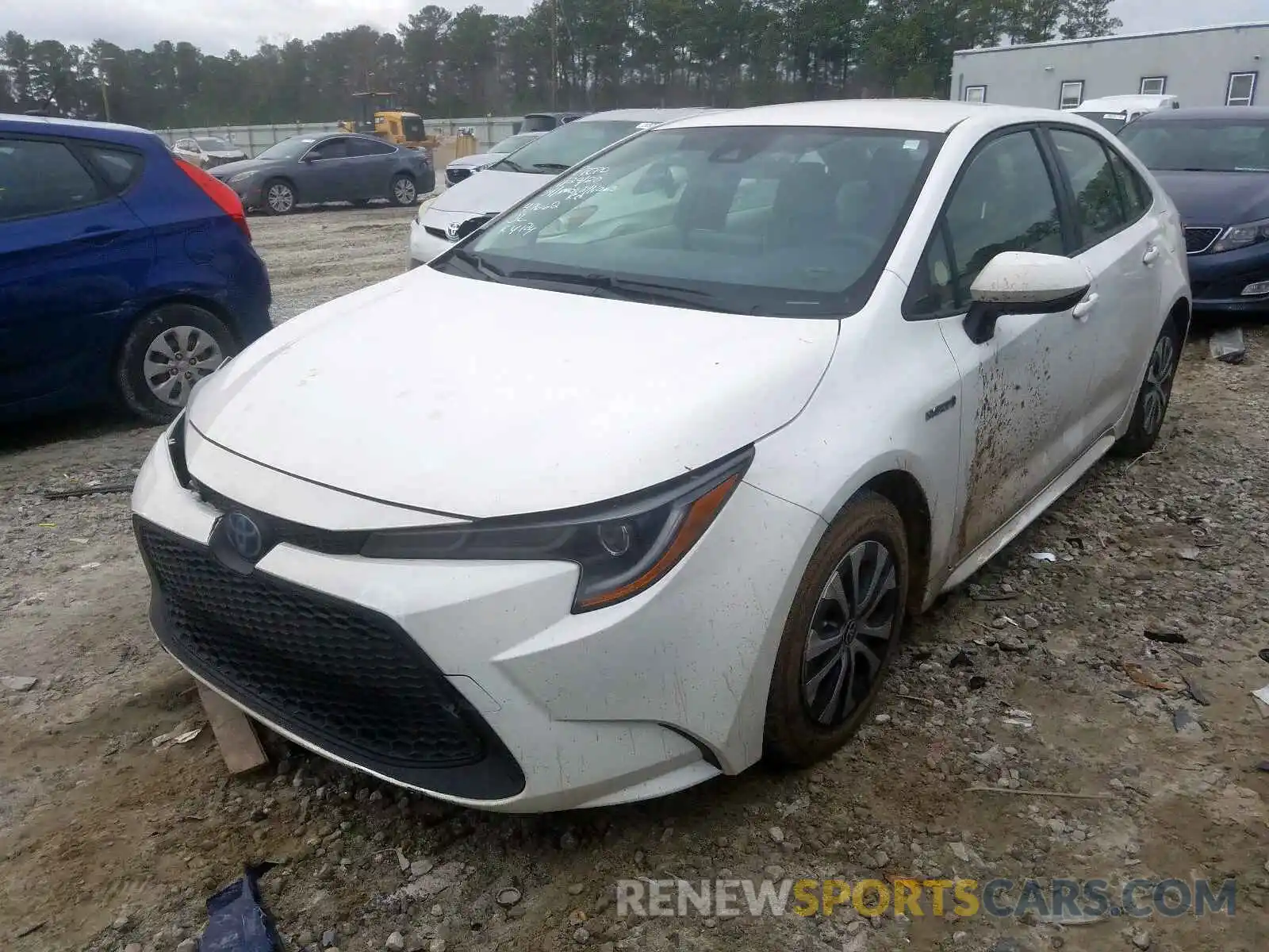 2 Photograph of a damaged car JTDEBRBE9LJ002728 TOYOTA COROLLA 2020