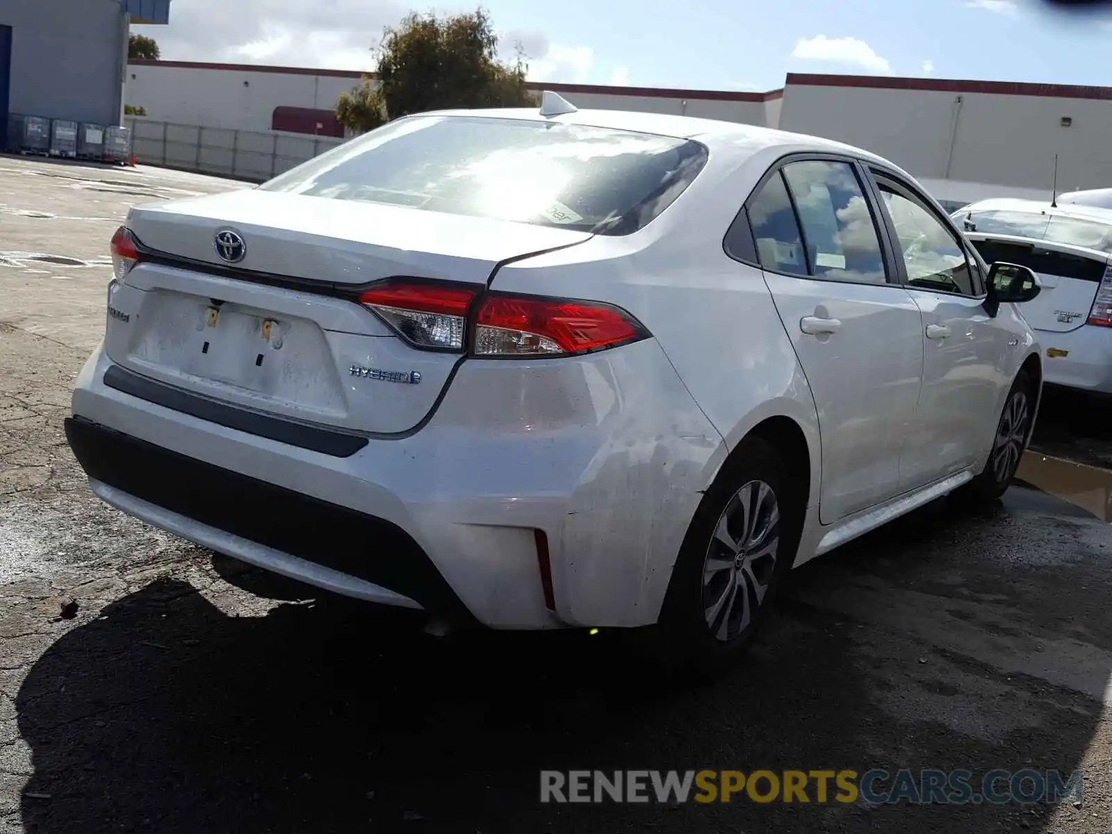 4 Photograph of a damaged car JTDEBRBE9LJ002776 TOYOTA COROLLA 2020