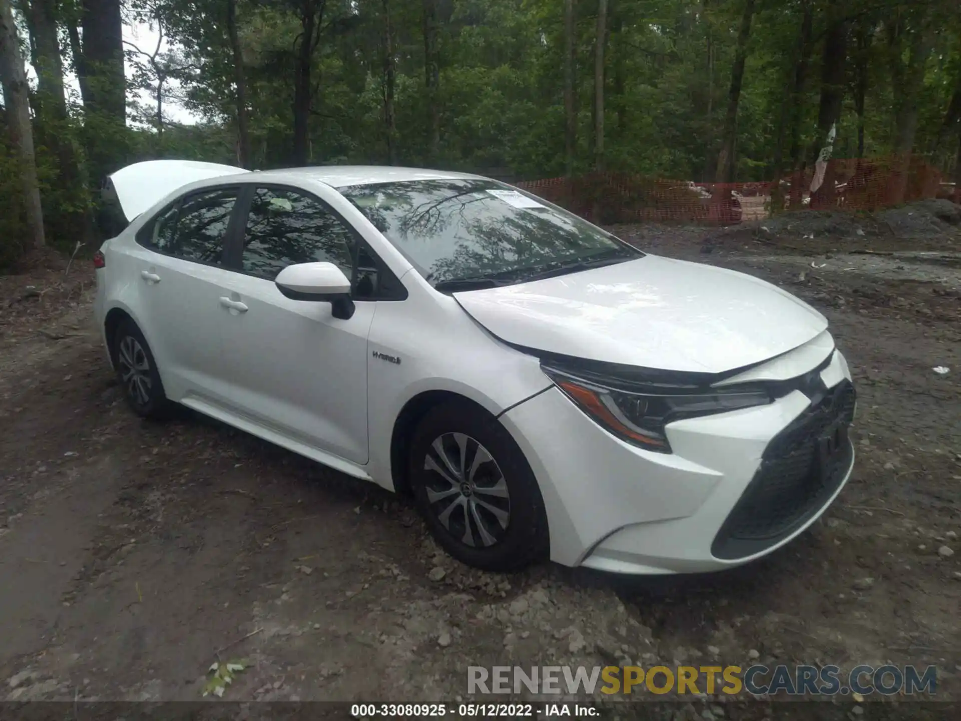 1 Photograph of a damaged car JTDEBRBE9LJ002907 TOYOTA COROLLA 2020