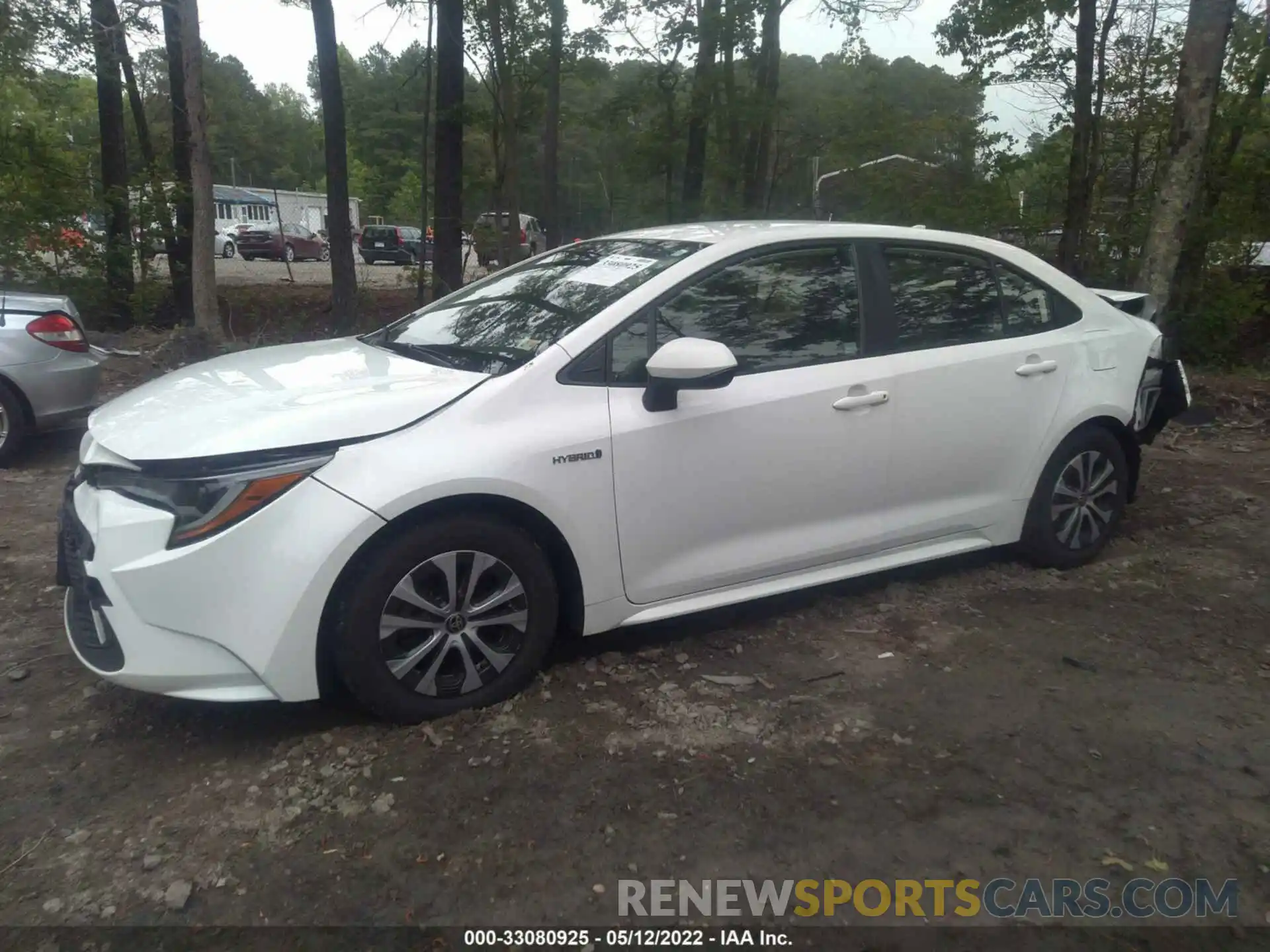 2 Photograph of a damaged car JTDEBRBE9LJ002907 TOYOTA COROLLA 2020