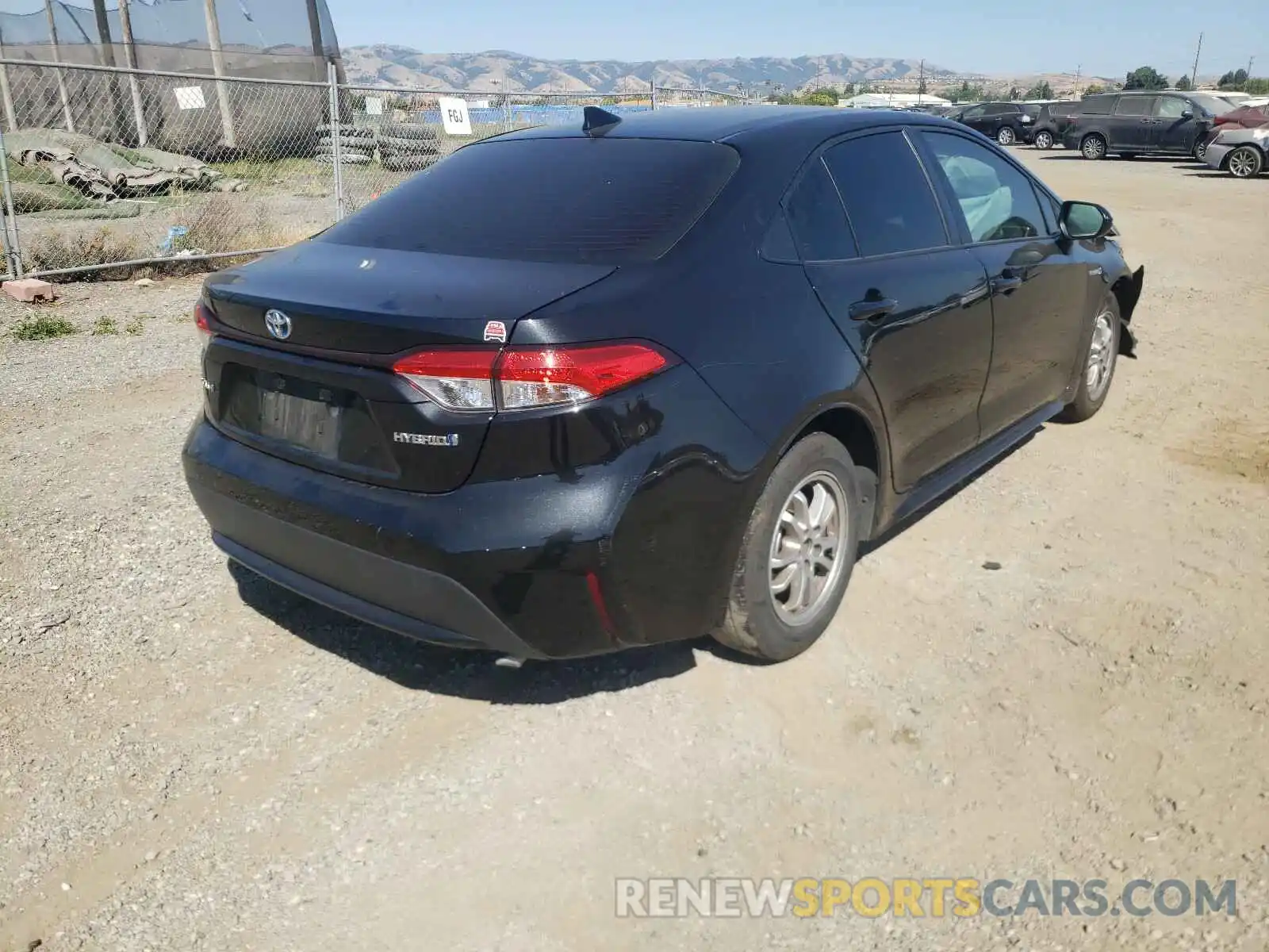 4 Photograph of a damaged car JTDEBRBE9LJ002972 TOYOTA COROLLA 2020