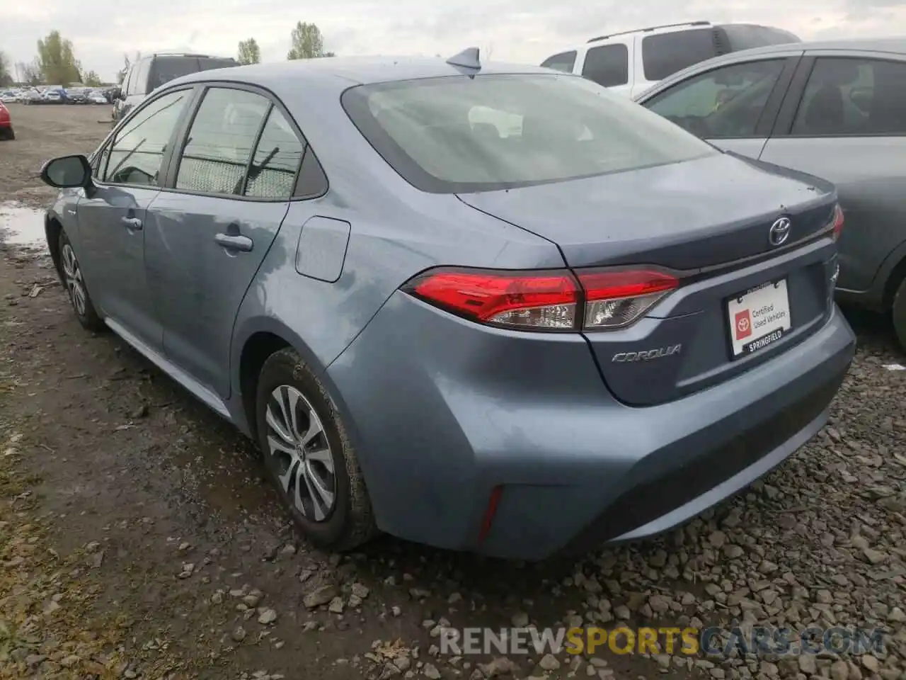 3 Photograph of a damaged car JTDEBRBE9LJ003183 TOYOTA COROLLA 2020