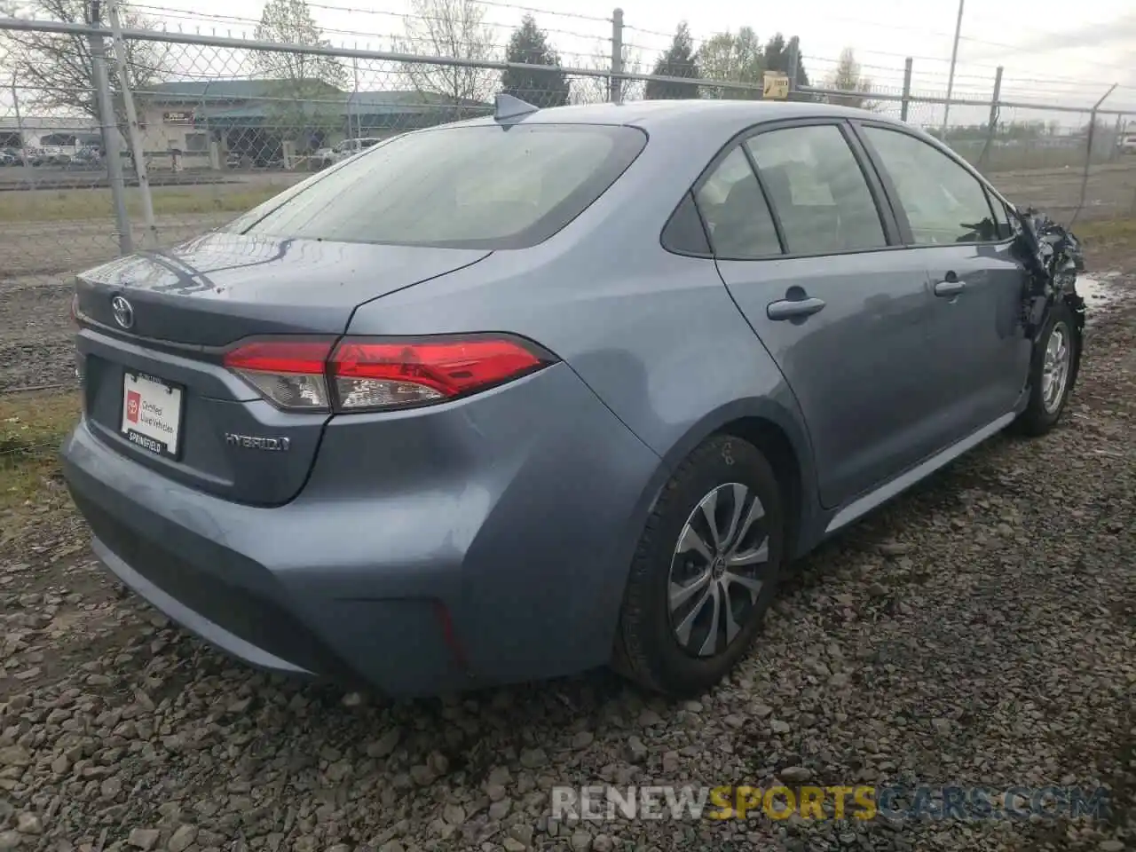 4 Photograph of a damaged car JTDEBRBE9LJ003183 TOYOTA COROLLA 2020