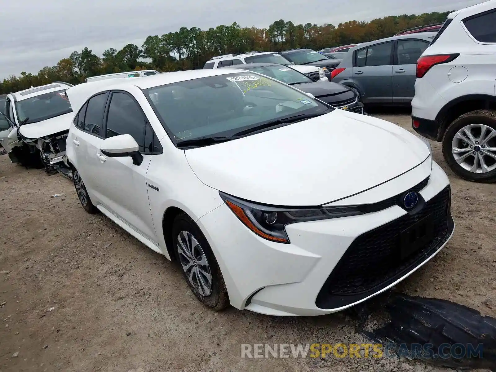 1 Photograph of a damaged car JTDEBRBE9LJ003426 TOYOTA COROLLA 2020